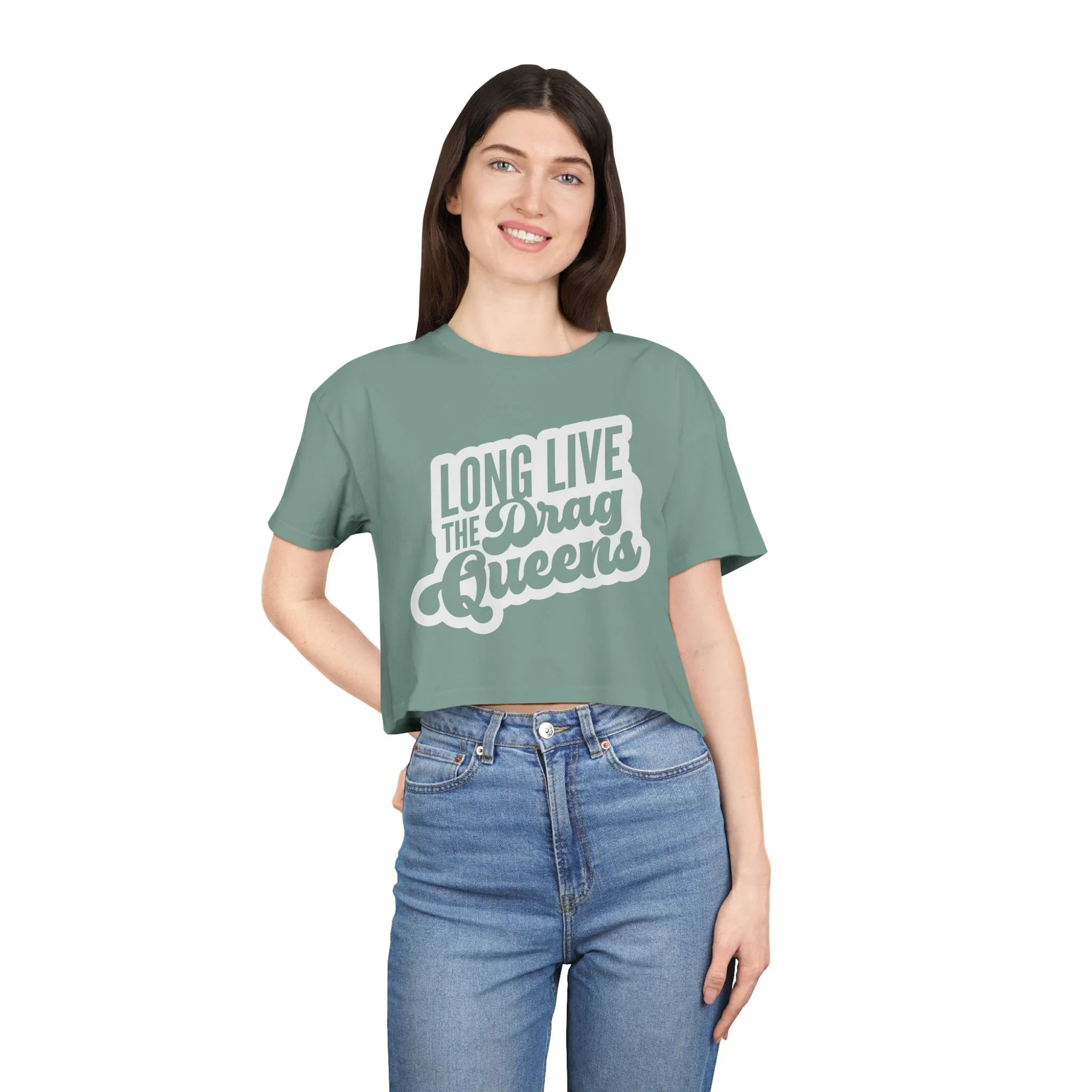 Long Live the Drag Queens Cropped T-Shirt