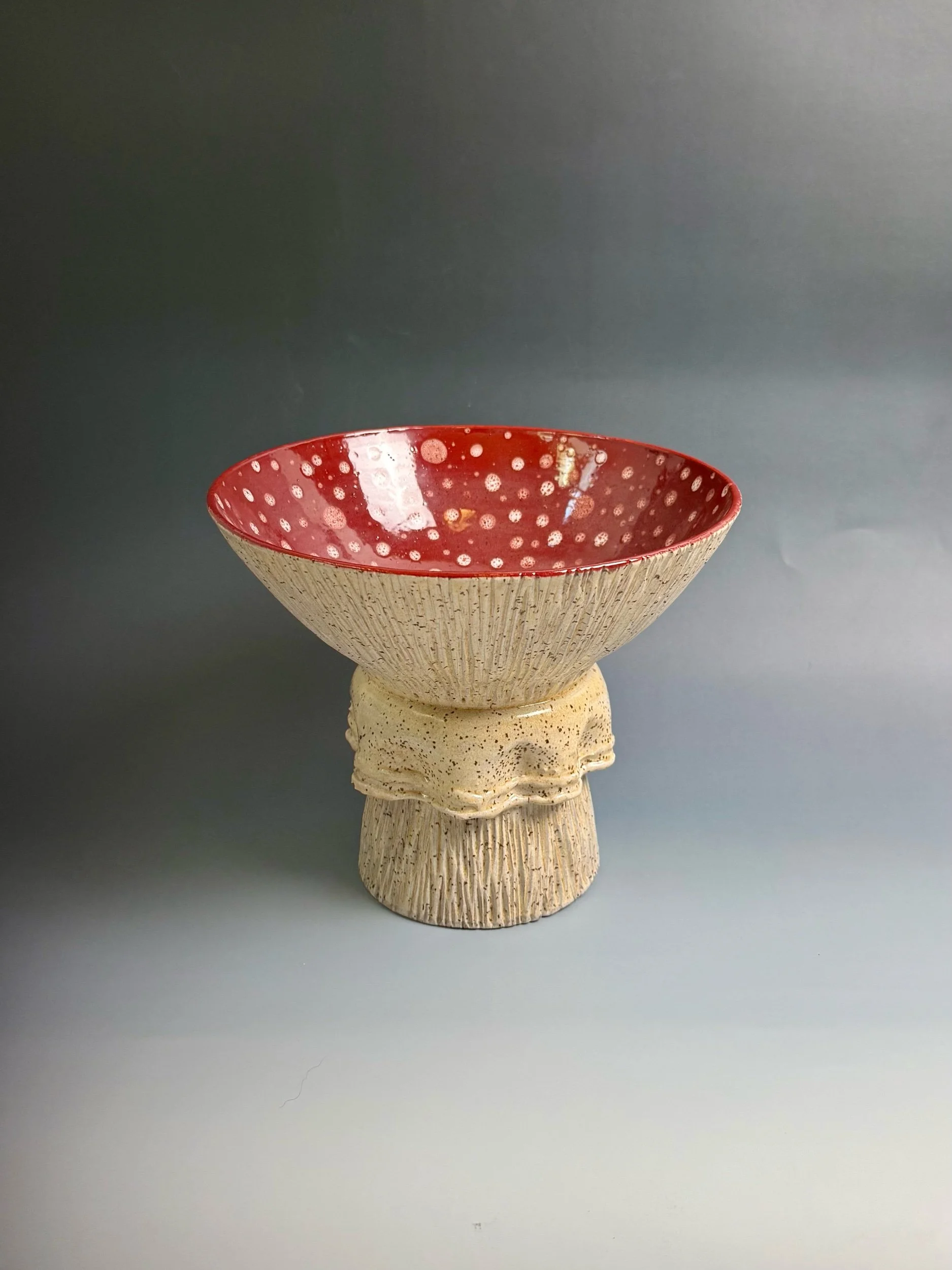 Mushroom Fruit Bowl Vase