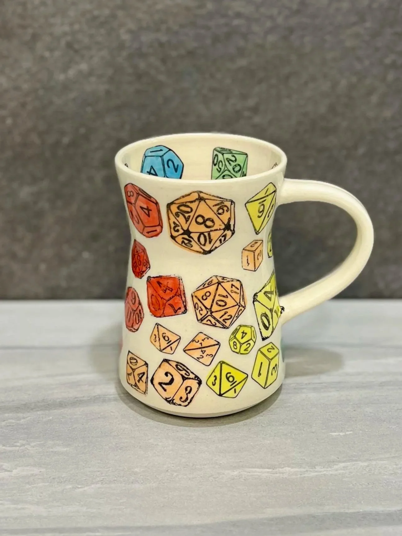Rainbow Dice Mug