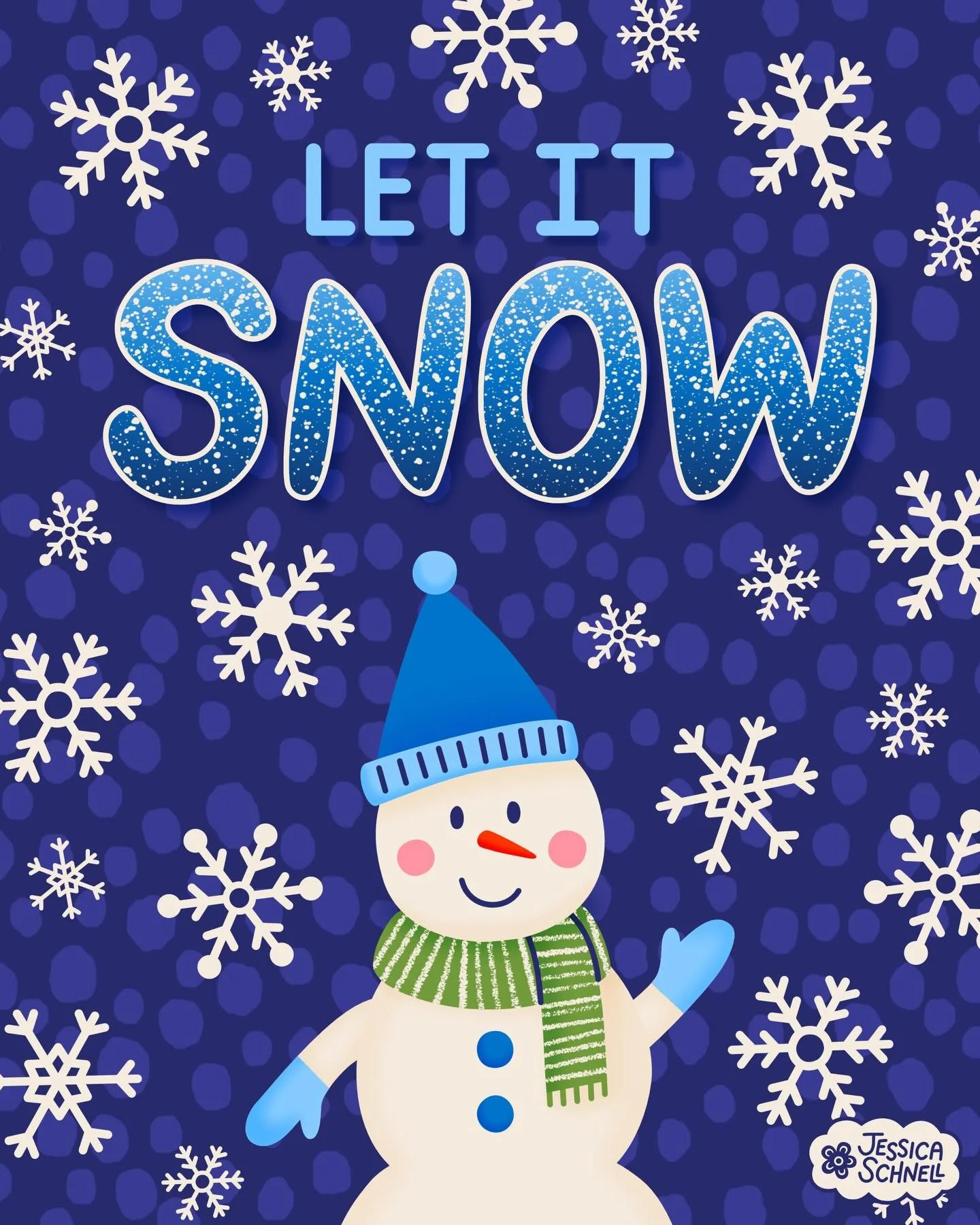 ❄️☃️Let it Snow!! Illustration for week 3 of #merrymelodies2025 

Hosted by:
@aralma_design
@jillian.nichole.illustration
@lack.studio
@snippetsofwhimsy
@thehappylittlemaker
@papergrapeprints
@mollymariepea

#greetingcard #christmascard #holidaycard 