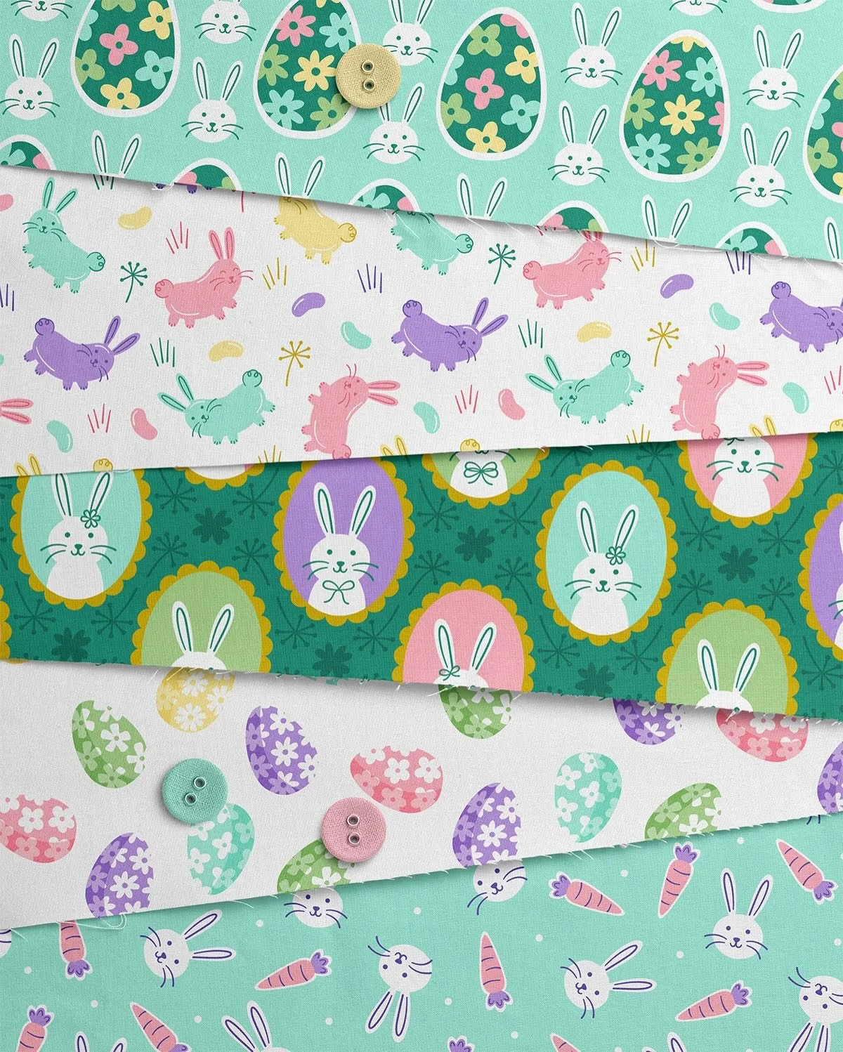 I&rsquo;m officially in the mood for pastels and bunnies!☀️🐰 Sharing the first half of my lastest &ldquo;Easter Wishes&rdquo; pattern collection! I had so much fun playing with these bunny motifs☺️

Check out the link below for the full collection o