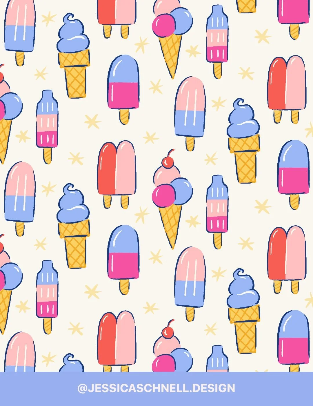 🍦💕Early summer joy makes me think of the ice cream trucks starting to drive around. Bomb pops were my go-to as a kid! 

What&rsquo;s your favorite summer treat?☀️

#pddcmay2026