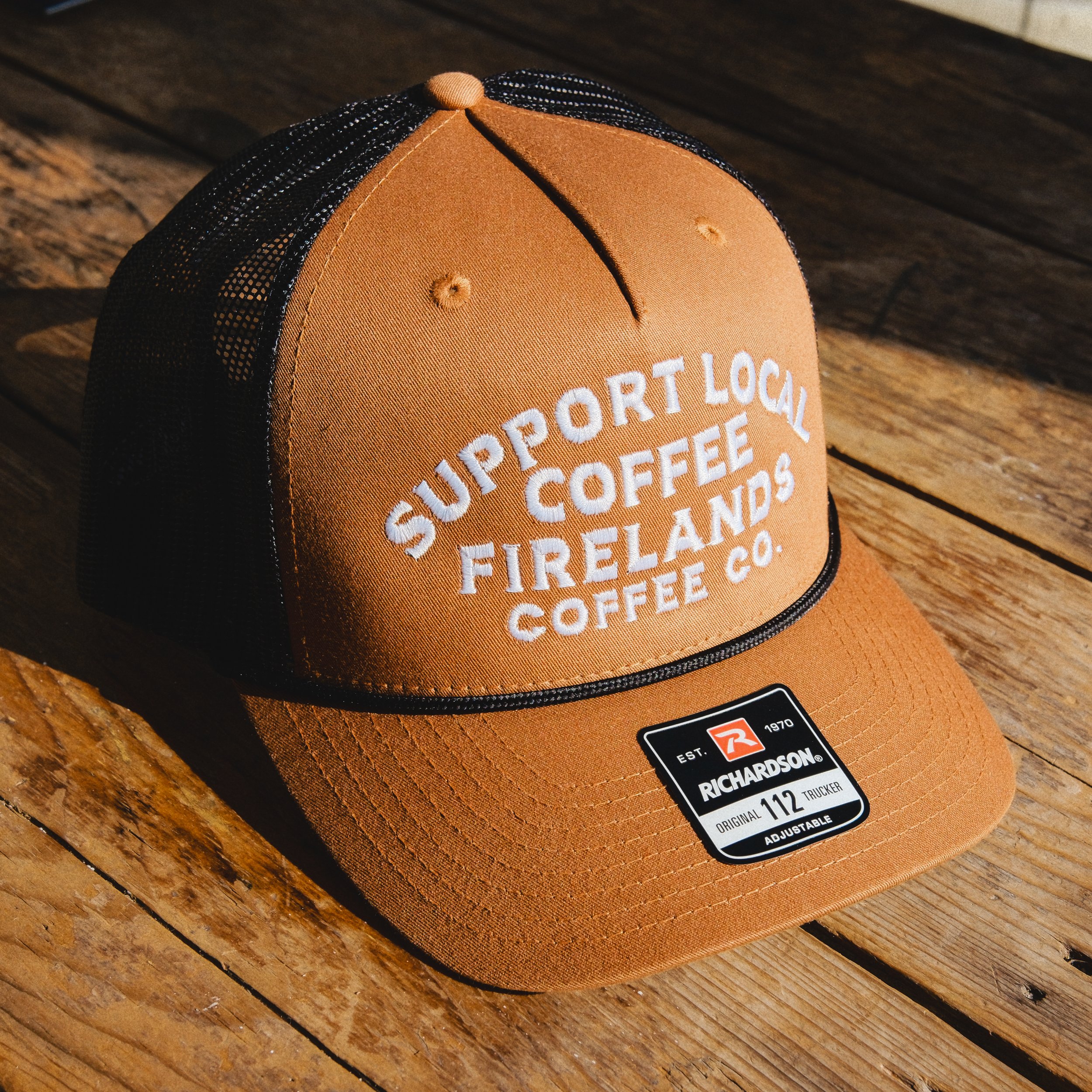 Support Local Coffee Trucker Hat