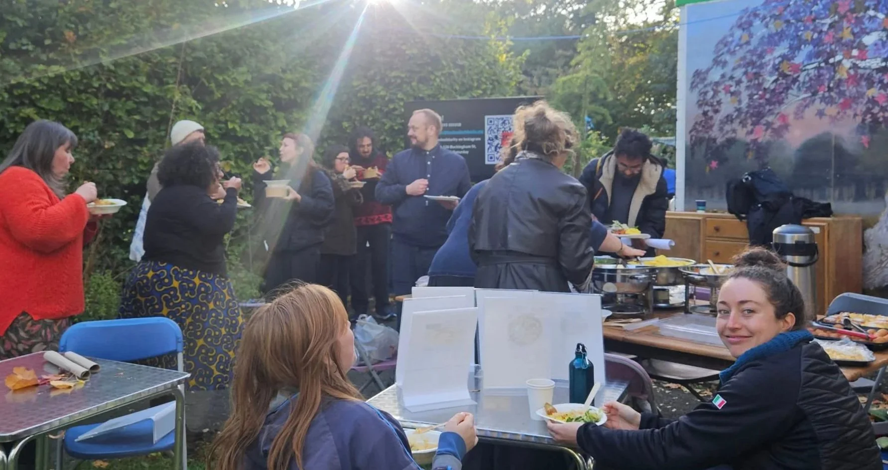 Food & Solidarity members meeting to discuss community campaigns in Newcastle