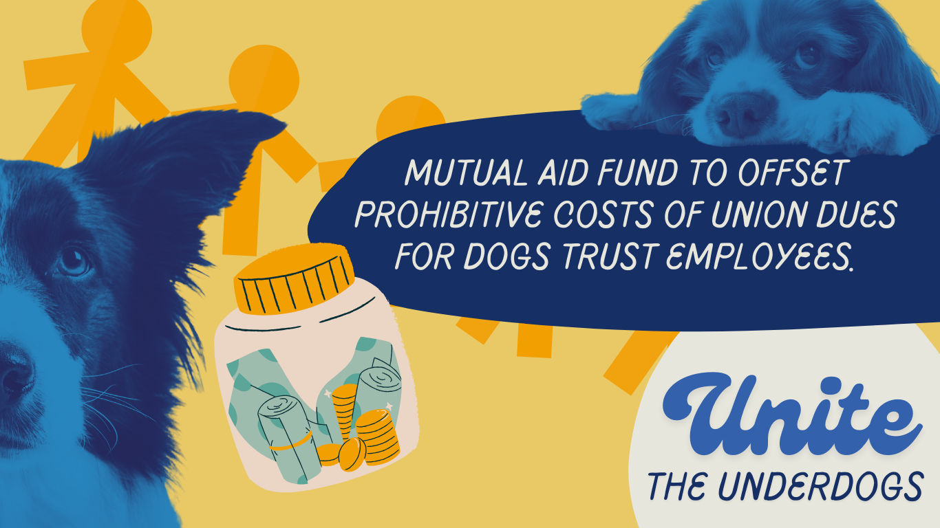 Food &amp; Solidarity Stands With Dogs Trust Workers