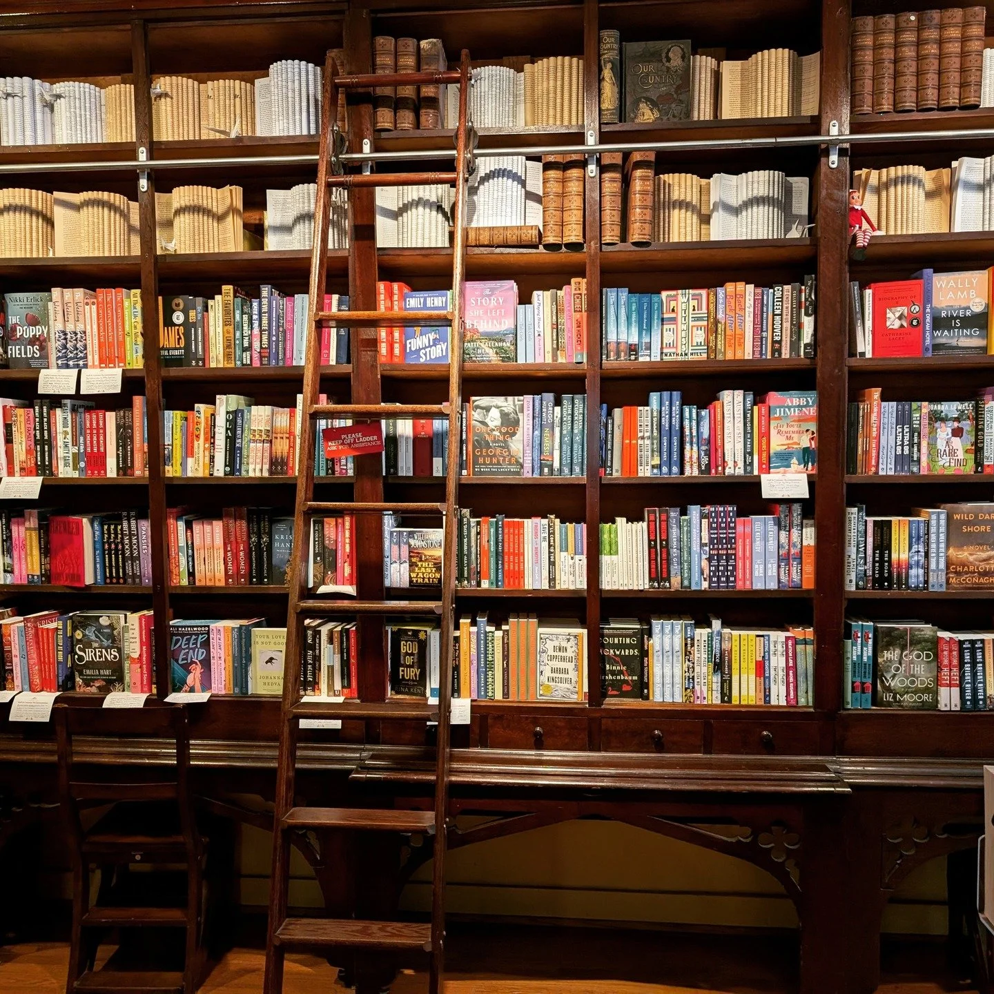 "From the outside etched windows to the top of the library ladder, this bookshop will take you in and give you a holistic literary experience"
❦ A sneak preview of our next featured bookshop brings us to Troy, New York for @marketblockbook