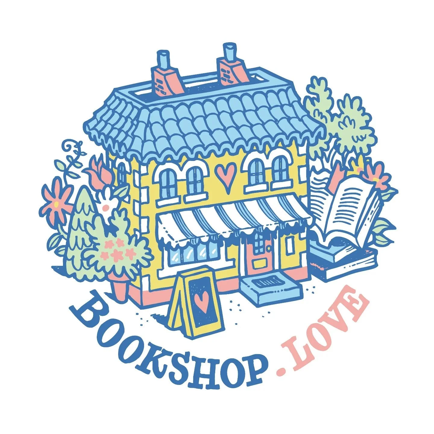 Incredible new asset/logo from the endlessly impressive @kevincannon! His creativity can be seen in collaboration with many indie bookstores, and we are beyond thrilled to get the opportunity to work with him as well ❤️ 
#bookshoplove #shopsmall #sh