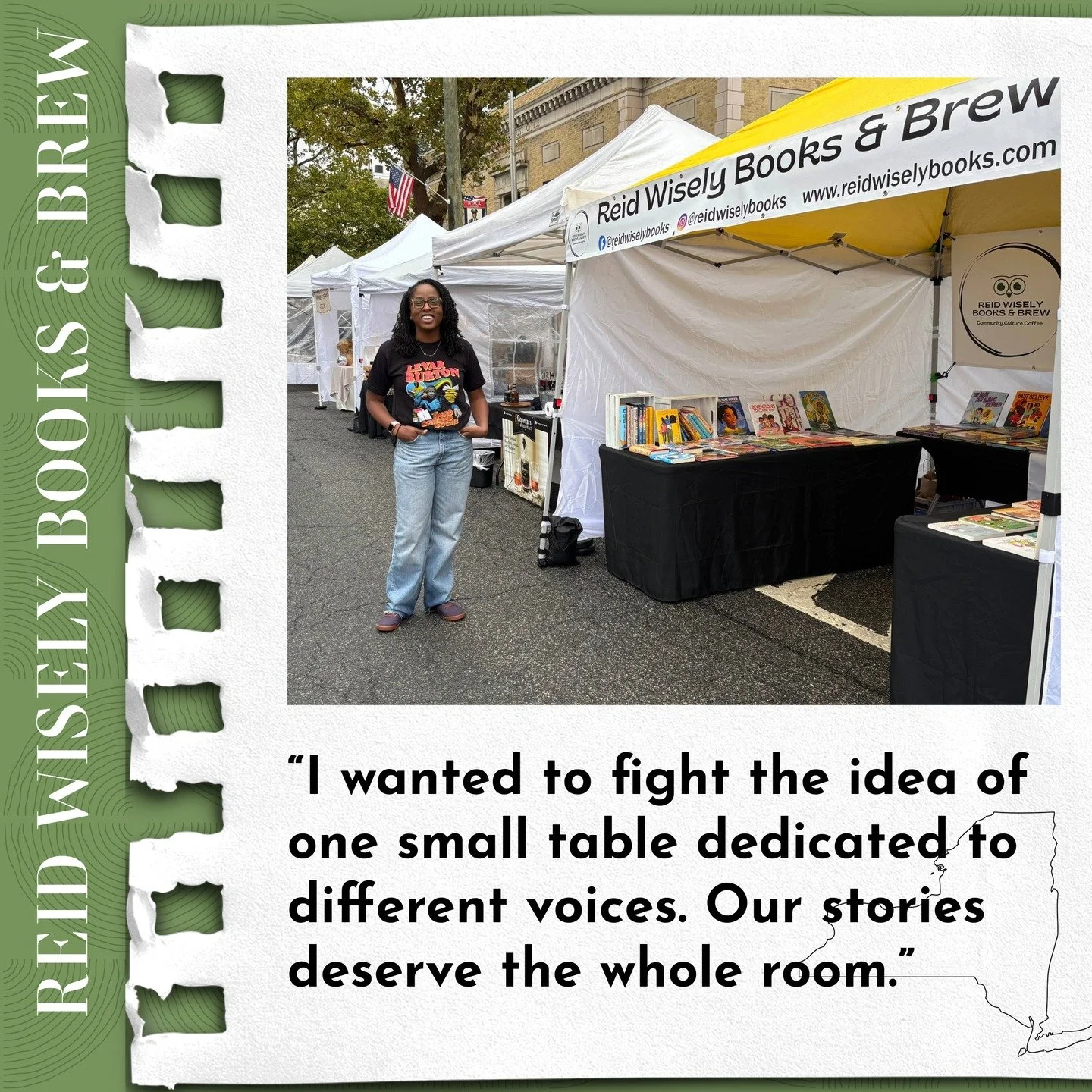 Check out our latest Bookseller Feature: Erica Reid-Wisely from @reidwiselybooks!
Her mobile bookshop in Rockland County, New York, is dedicated to uplifting voices and helping readers see what's possible in stories. Read the full write-up on our si