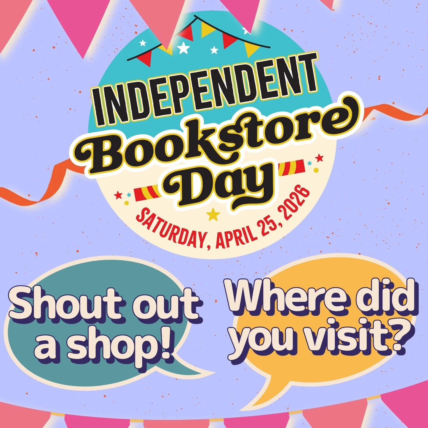 HAPPY INDEPENDENT BOOKSTORE DAY 2026!! 

❦ Did you visit anywhere? Tag them below! 
❦ If you didn't get a chance to get out there today, tag a favorite shop below to keep the praise/love momentum going :D

A massive round of applause for the incredib