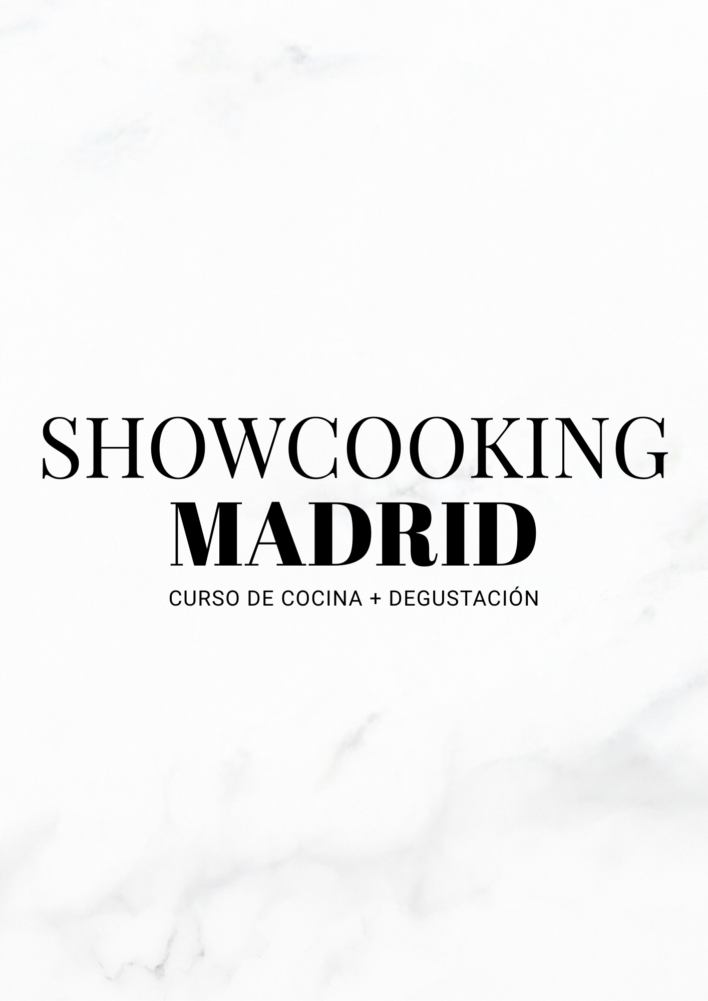 SHOWCOOKING MADRID