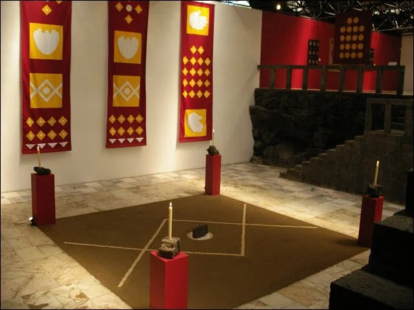 2007 "Ofrendas a mi Madre (AMGVL)" Installation view Diego Rivera Anahuacalli Museum, Mexico City.
