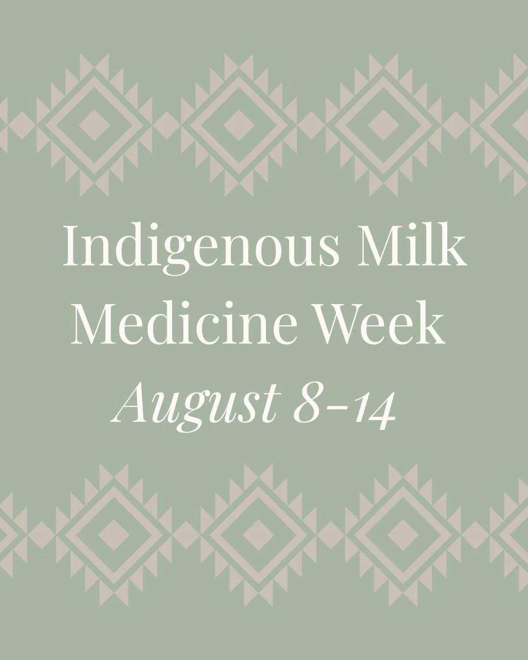 This week, we're honoring Indigenous families and the generations of knowledge, tradition and connection carried through infant feeding.

For many Indigenous communities, human milk is more than food. It can represent medicine, relationship, culture,