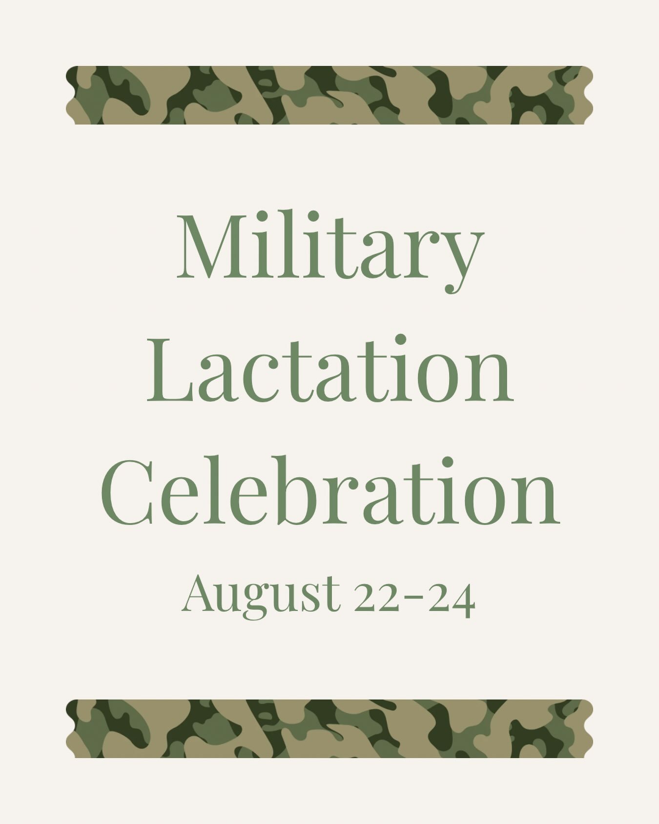 This week we are recognizing military families. 💜

The theme for 2026 is &ldquo;mission ready begins at home.&rdquo; It holds the reminder that supporting lactation supports the whole family.

Military parents deserve:
Protected time and space to pu