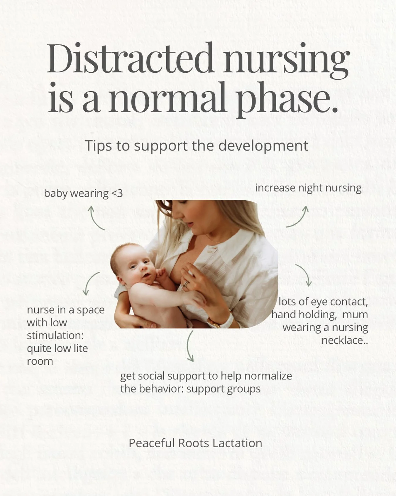 Suddenly, every sound, movement, and ceiling fan is more interesting than nursing. 👀😂

Distracted nursing is common as babies become alert and curious about the world around them. It doesn&rsquo;t necessarily mean your baby is weaning or that somet
