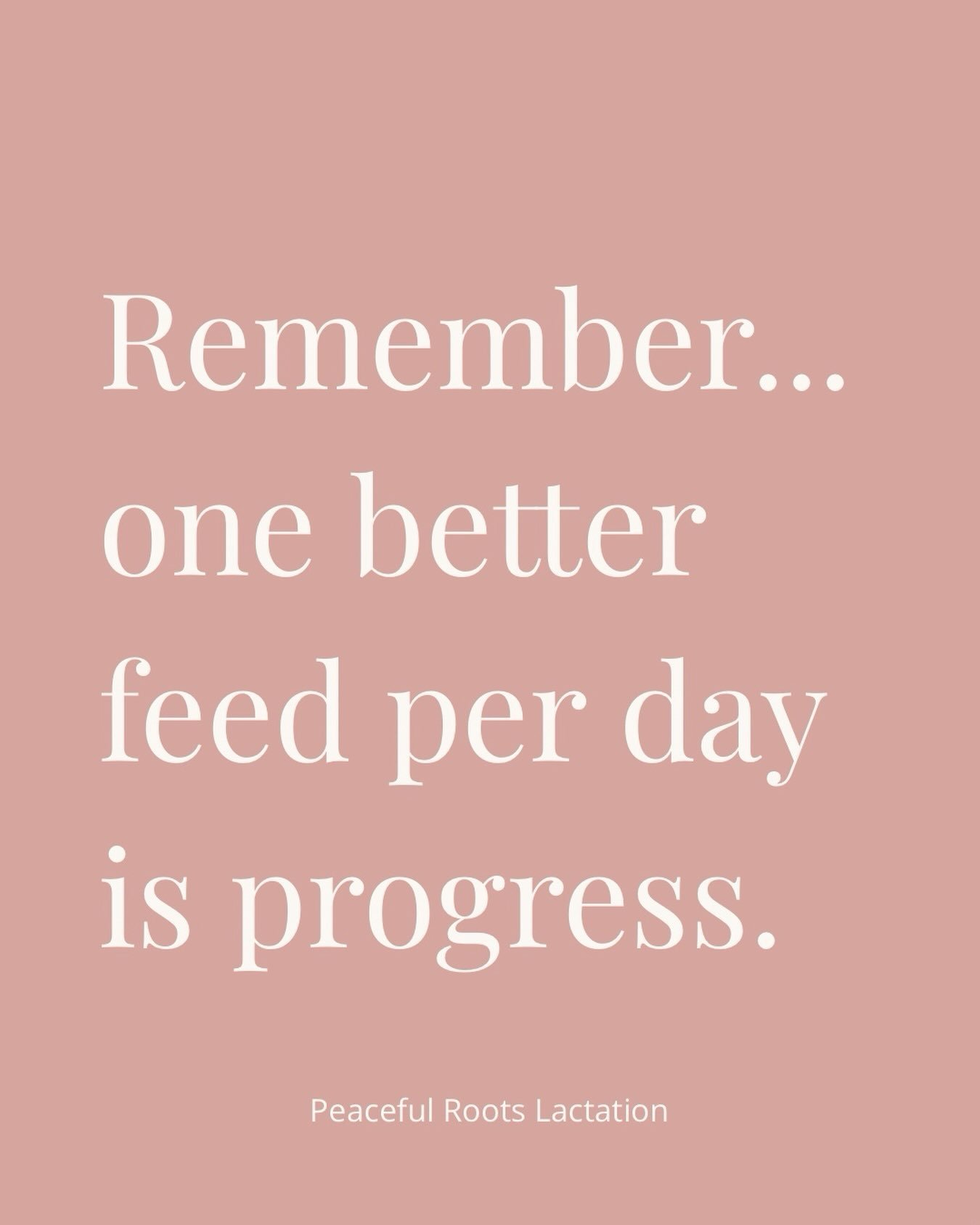 I know this sounds 🤢 but it&rsquo;s true! Feeding concerns aren&rsquo;t always an overnight fix.

Sometimes simple changes like positioning, latch adjustments, pacing, or giving your baby a little more time to organize their movements can make a fee