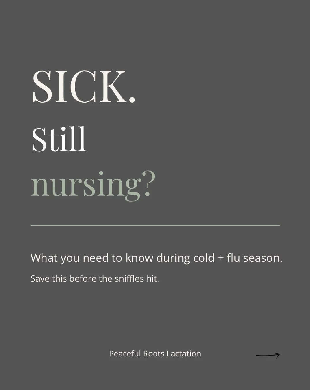 Cold and flu season + breastfeeding = a whole new level of parenting. 🤧🤱

When you&rsquo;re sick, the last thing you want to worry about is if you can keep feeding your baby or take something to help yourself feel better.

Here&rsquo;s your reminde