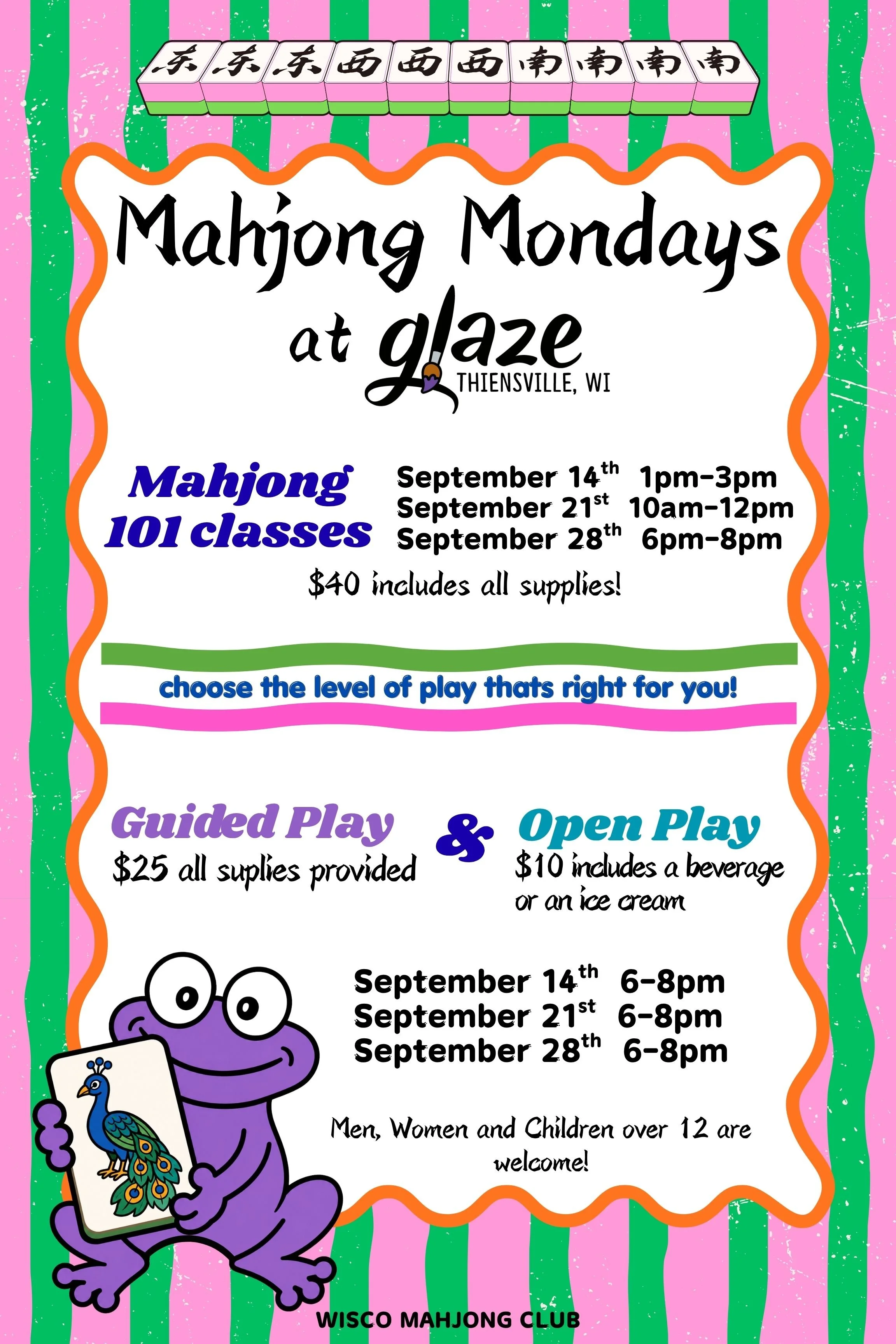Mondays are for Mahjong!
