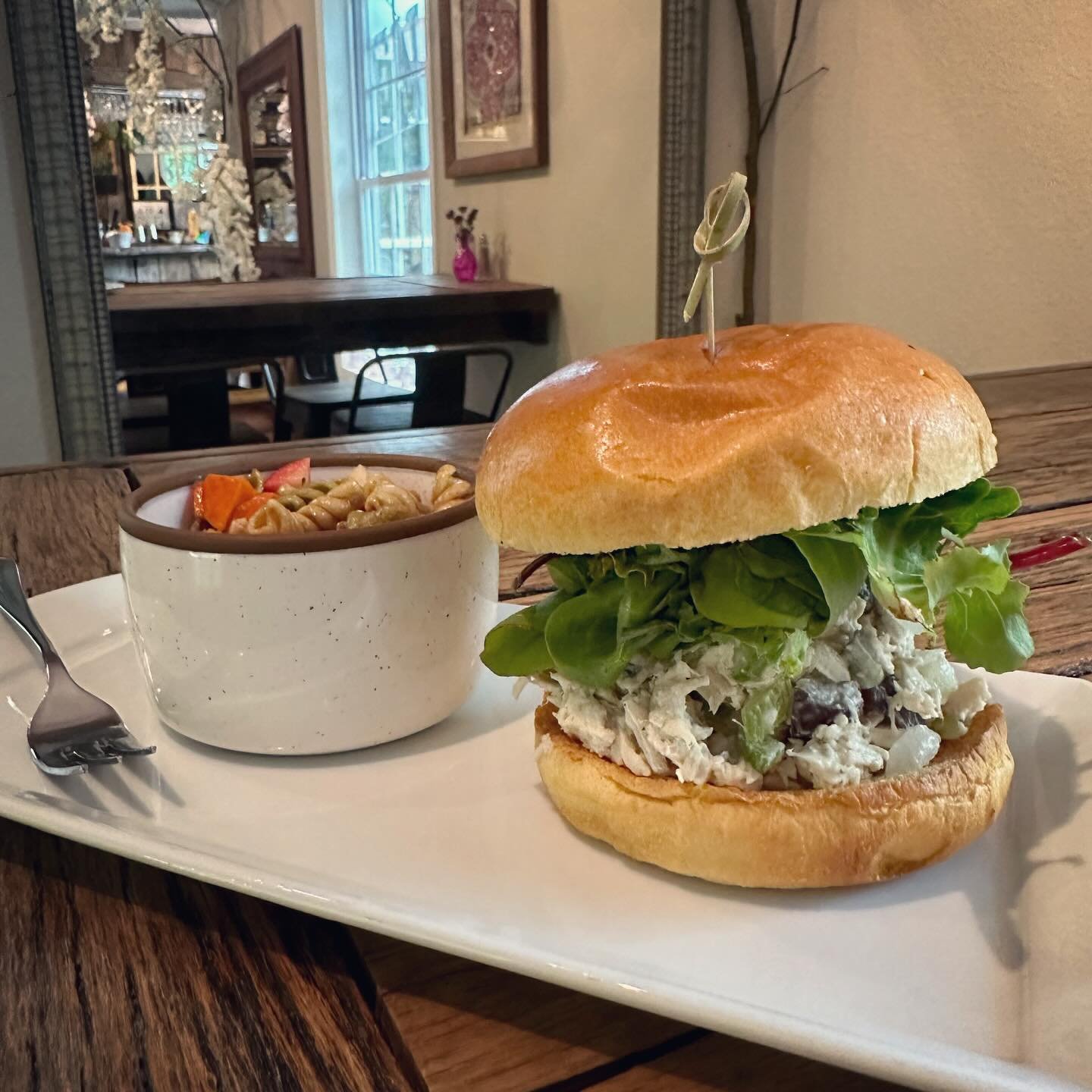 One of our top sellers this weekend was our brand new Chicken Salad Sandwich! We love this tasty new addition to the menu, available at The Hatchling Coffee House Monday, Tuesday and Friday 9am-2pm and all weekend long! (Fridays until 9, Saturdays 11