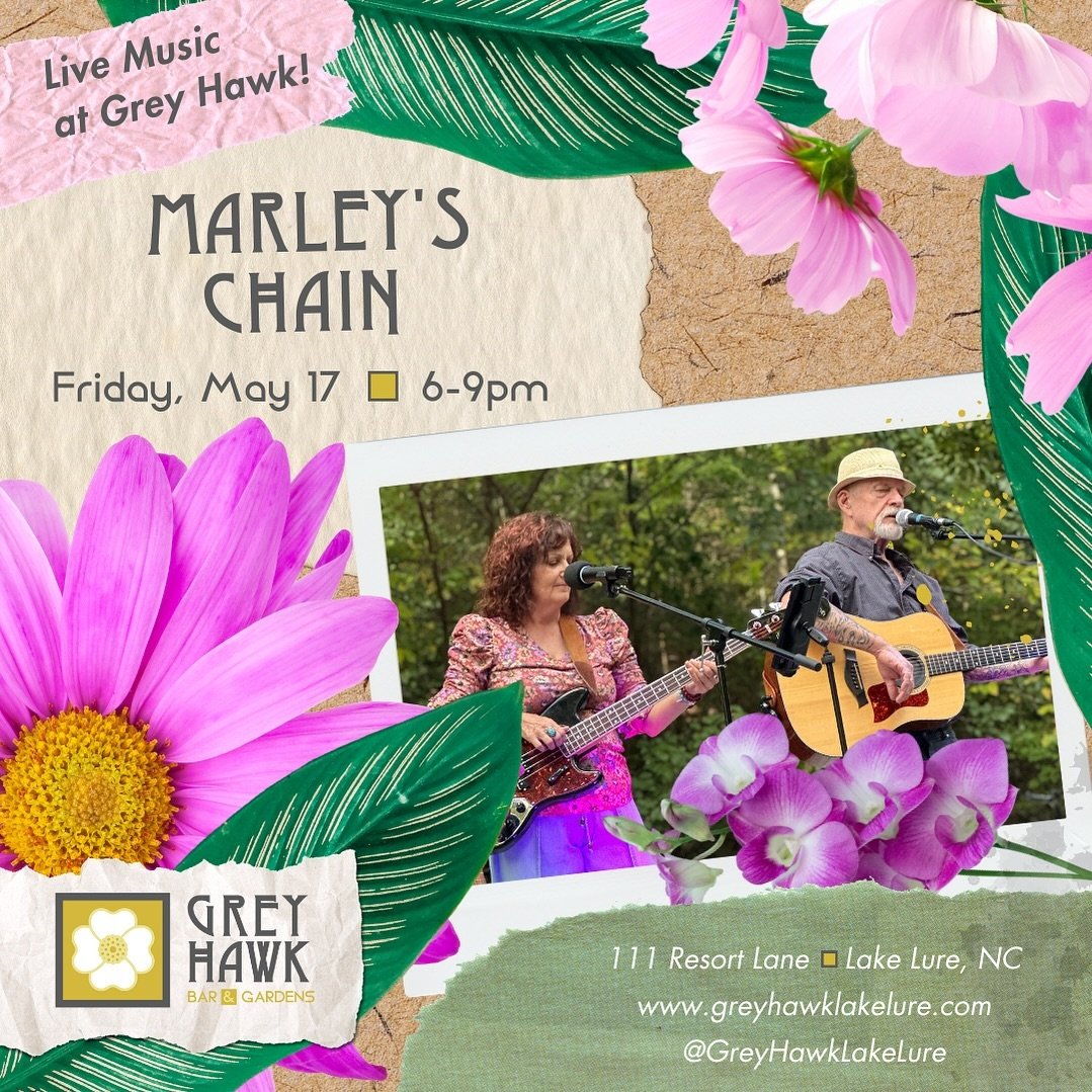 🎼❤️ We want to see you tonight! Come join us and Marley&rsquo;s Chain for some great music, delicious food and drinks, and a fun Friday night! The band may start earlier than 6 - so come on in and get the weekend started! #lakelurenc #lakeluremusic 