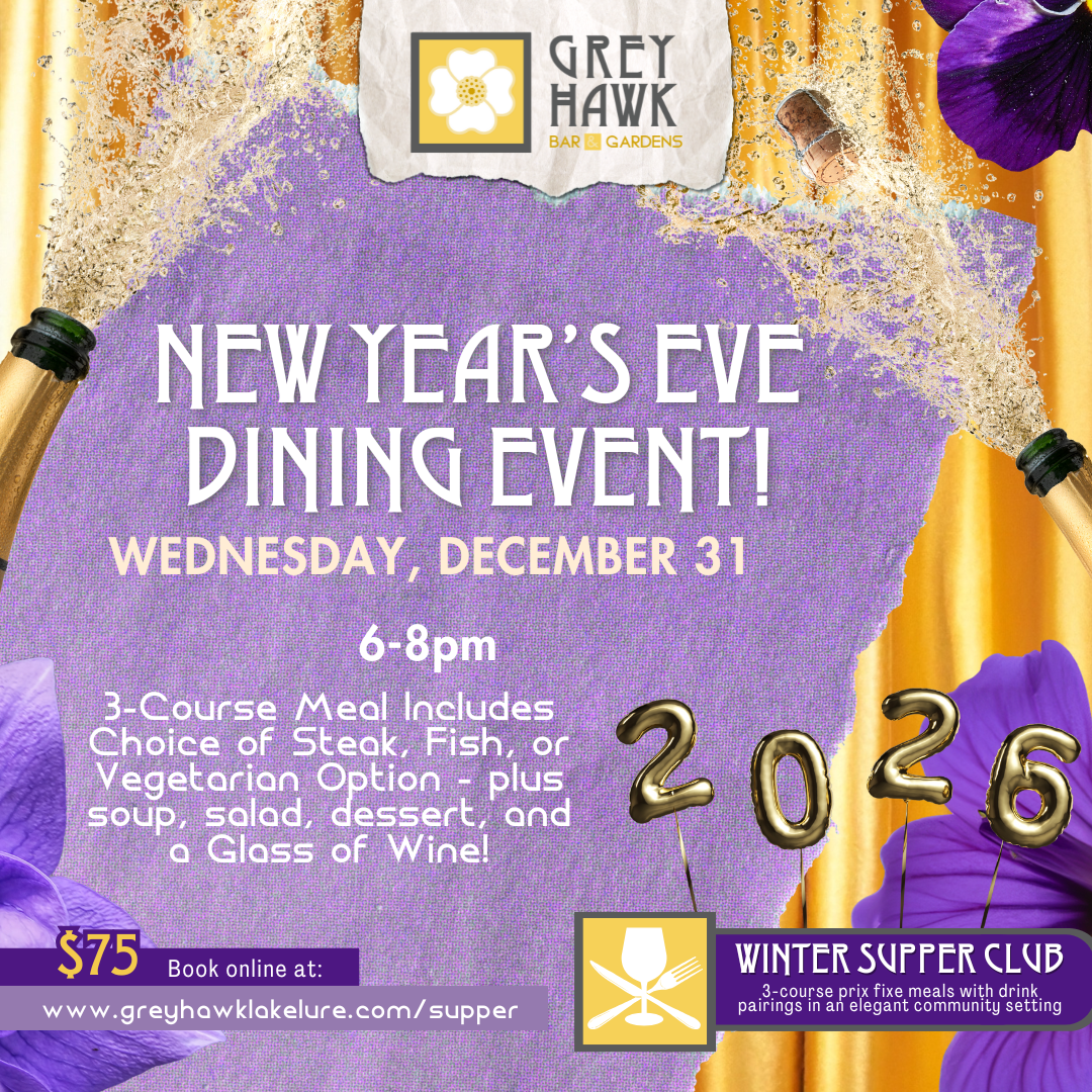 Winter Supper Club: New Year’s Eve Dining Event
