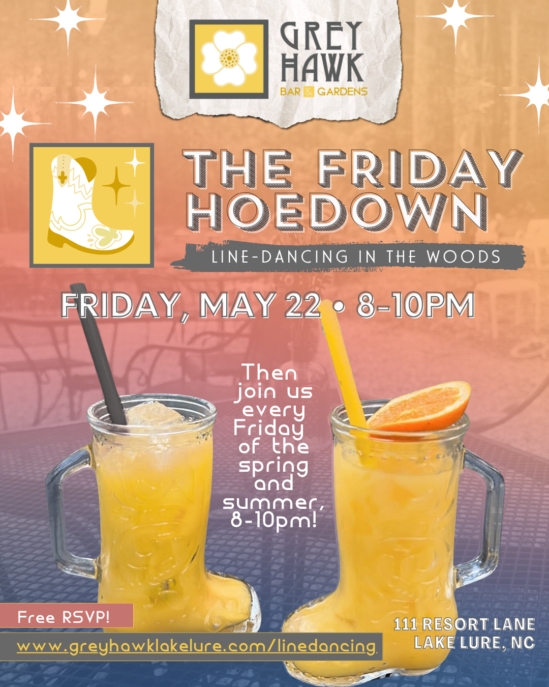 The Friday Hoedown: Line-Dancing in The Woods 
