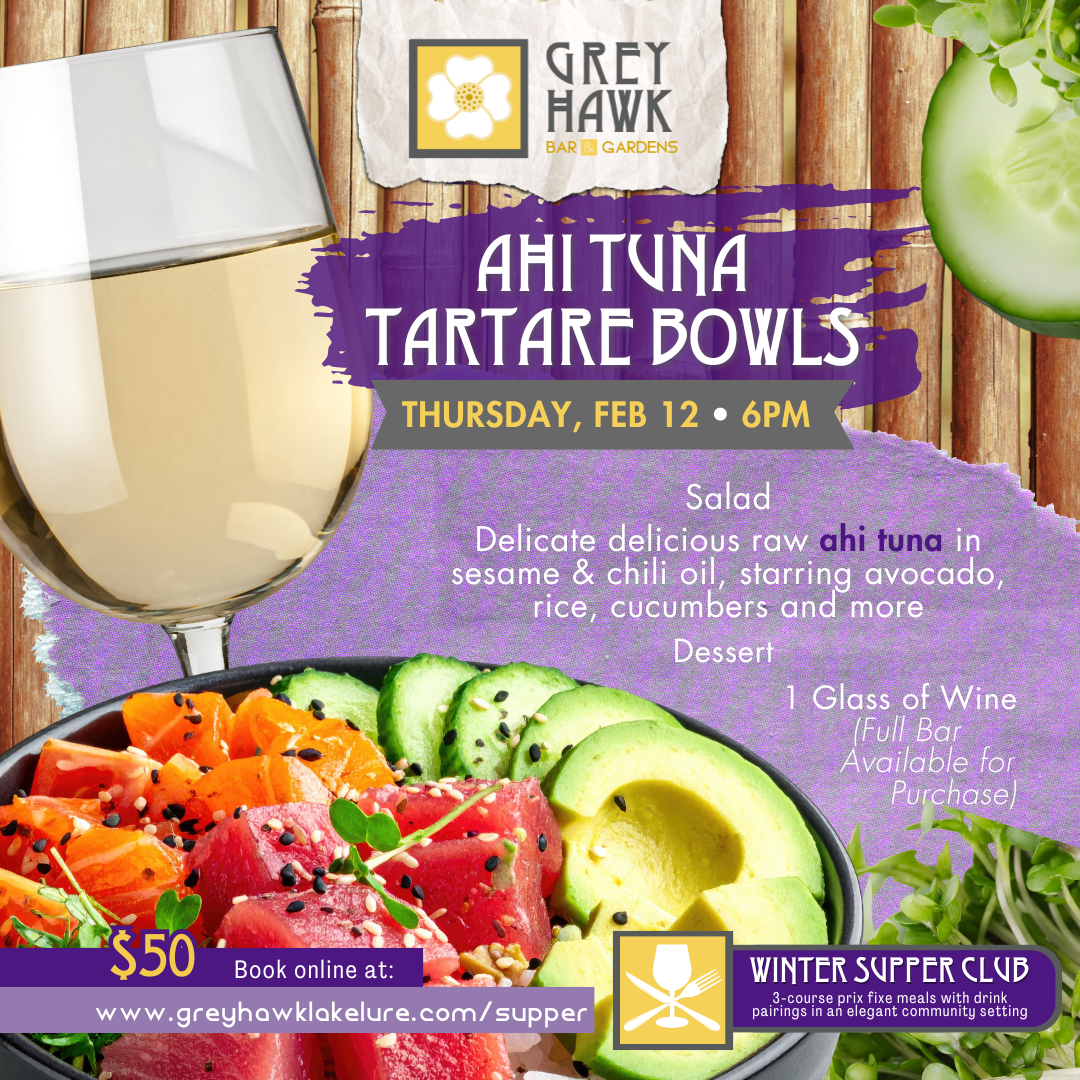 Winter Supper Club: Ahi Tuna Tartare Bowls