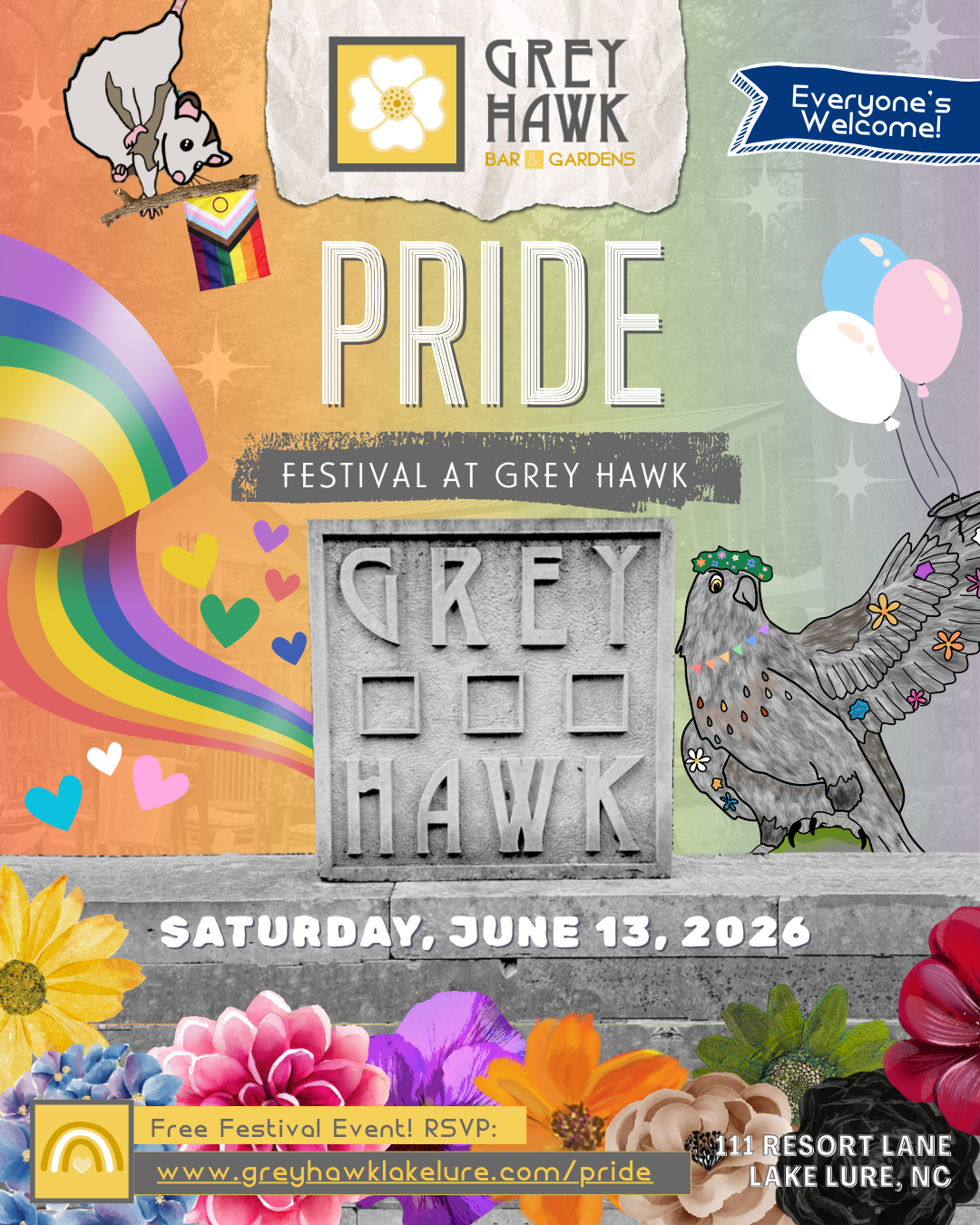Hickory Nut Gorge Pride Festival at Grey Hawk