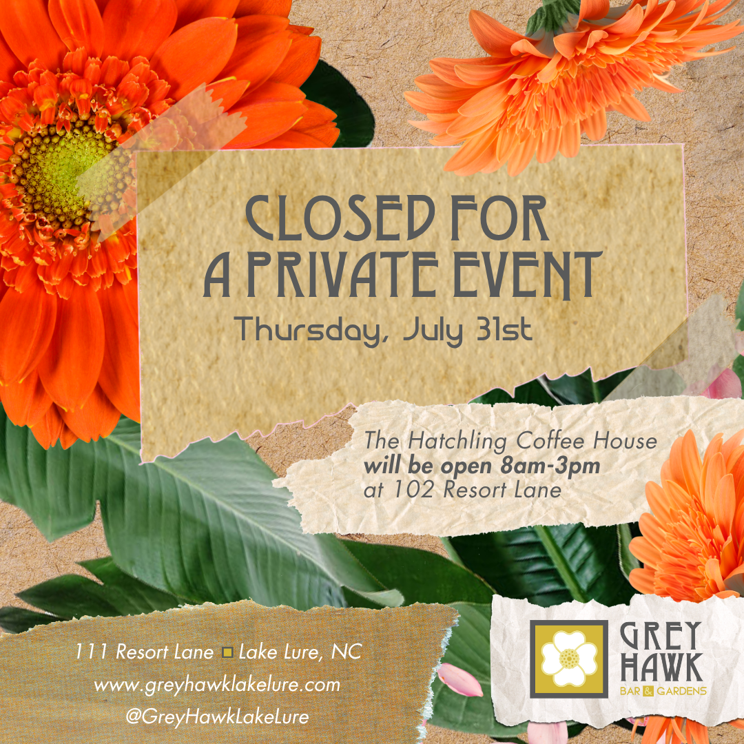 Closed for a Private Event