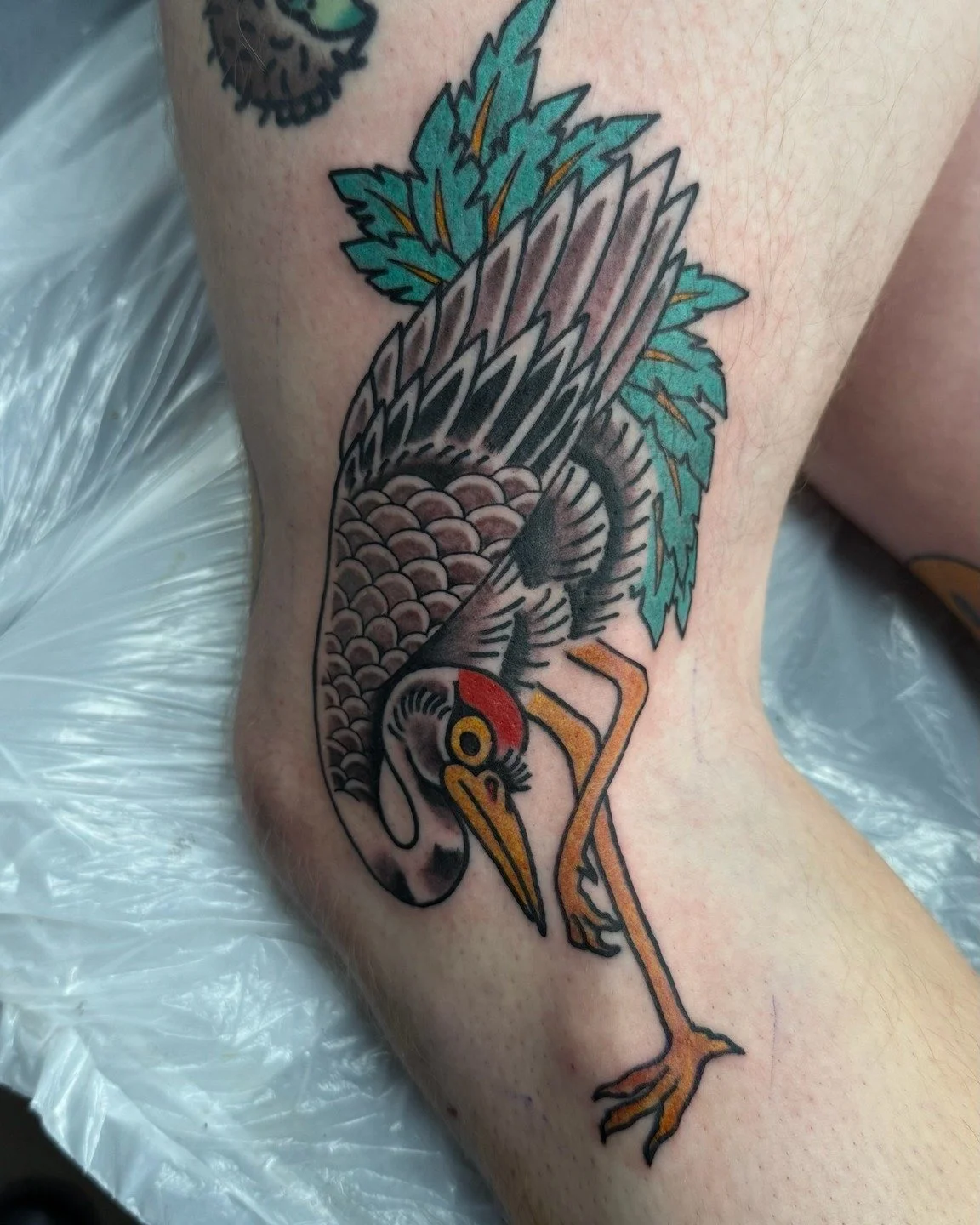 Some wonderful recent work by @the_beard_tattoo, including a Japanese-inspired crane from his flash, and some custom pieces💥. Get in touch with us if you'd like to get tattooed by Gary!

@the_beard_tattoo has limited availability over the next coupl