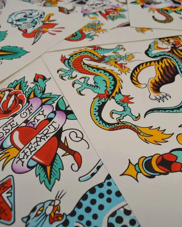 Some wicked flash by @liamharbison ⚡⚡⚡

We'd love to see these turned into tattoos; they can be done in full colour or black and grey. Or if you have your own idea, we always welcome custom designs too!

@liamharbison has availability in November and