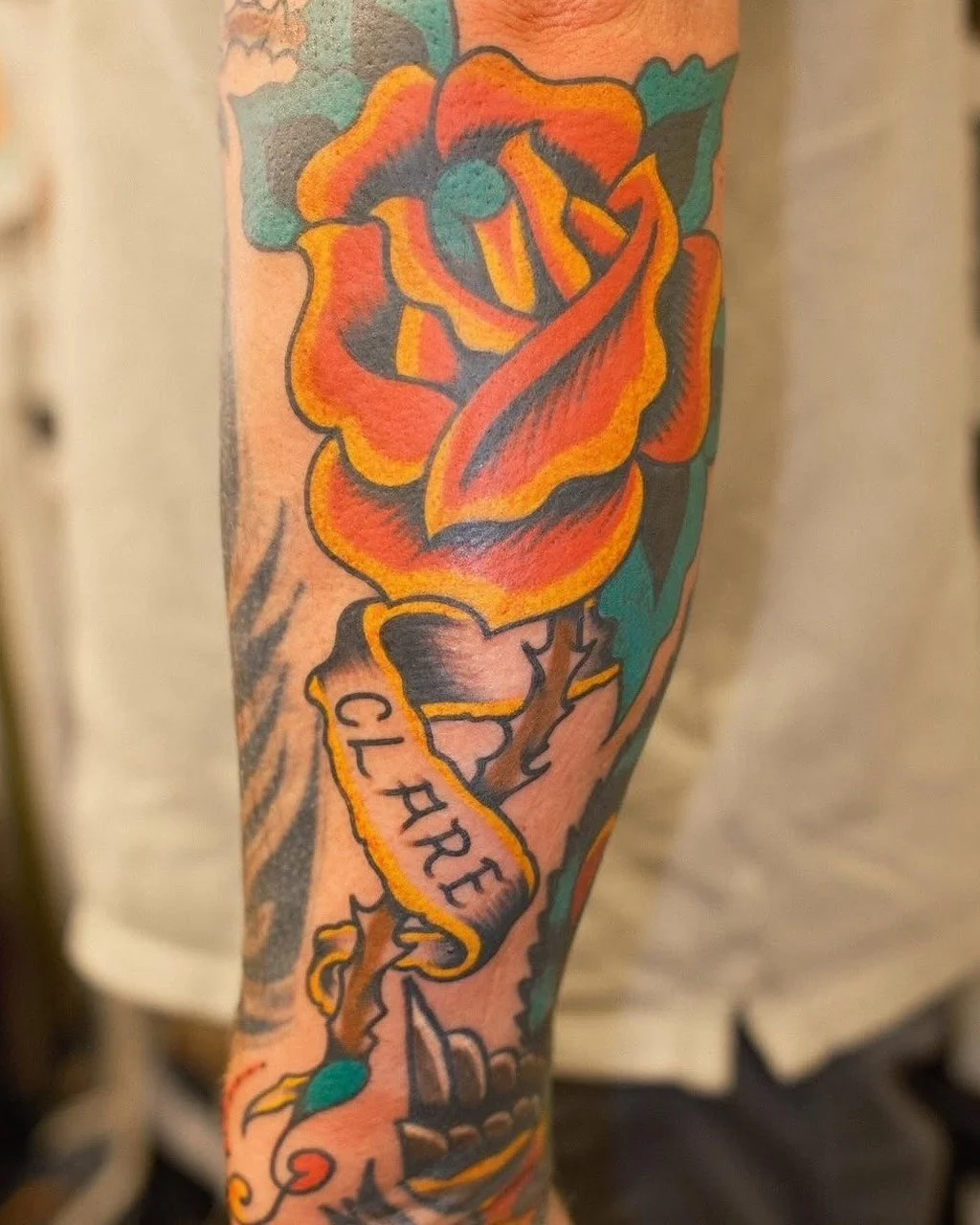 Walk-in Saturday tomorrow...

@lewyttattooer  is doing walk-ins all day from 10:30 am; your idea or his. From fine line script to old school traditional! No booking needed&mdash;just turn up, we&rsquo;ll add you to the list or get you in the chair ri