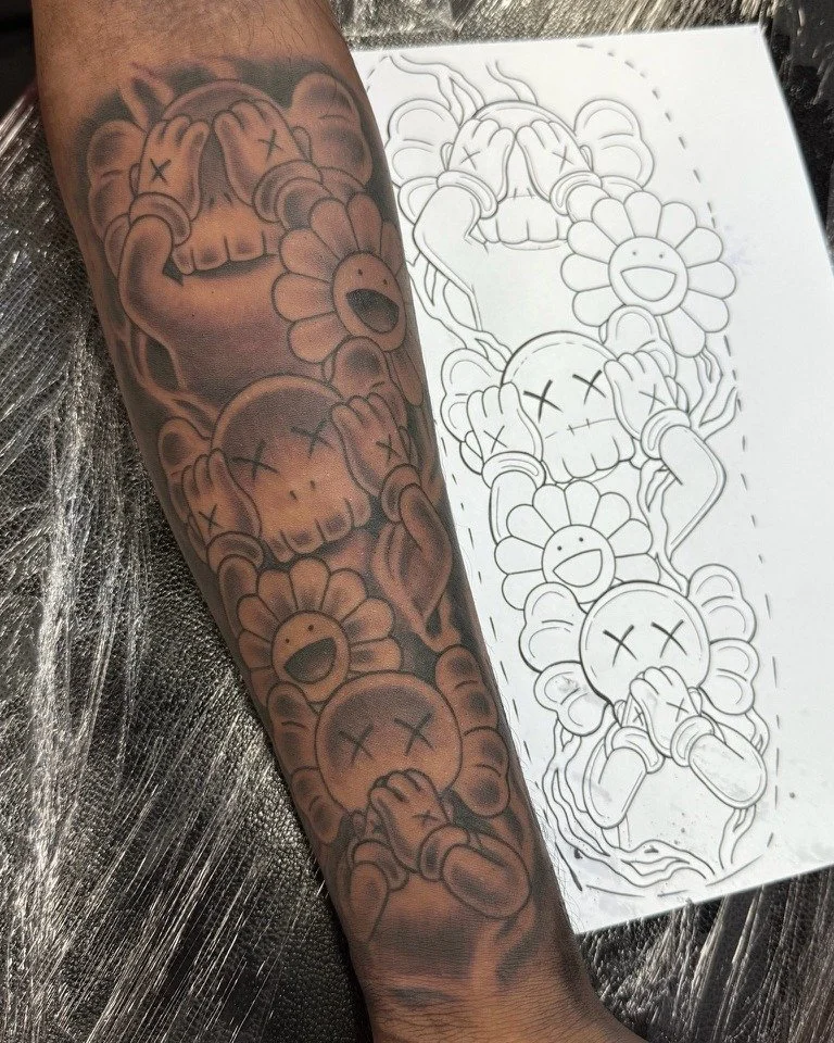 Some recent efforts by @the_beard_tattoo 💮. Gary is at the studio Tuesdays - Saturdays; you can book an appointment or walk in and get tattooed when you have the urge for a new one! Gary has hand-painted flash that you can pick from, or he's always 