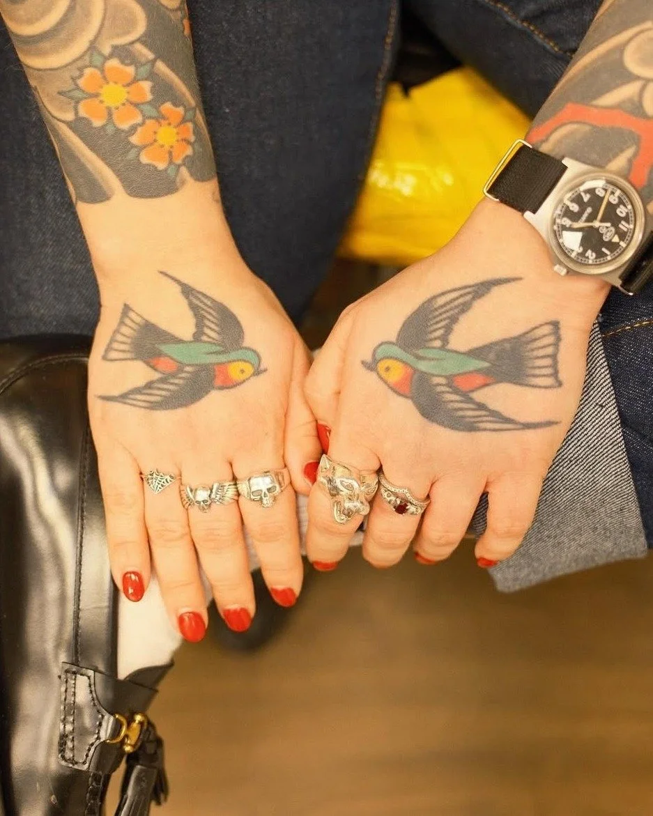 Want to get tattooed? Walk-in tomorrow from 10:30 am! First-come-first-served🦚

✅Highly rated, reputable studio in the heart of Gloucester.
✅Clean and sterile environment.
✅Plenty of choice with 1000s of hand-painted originals.
✅45+ combined experie