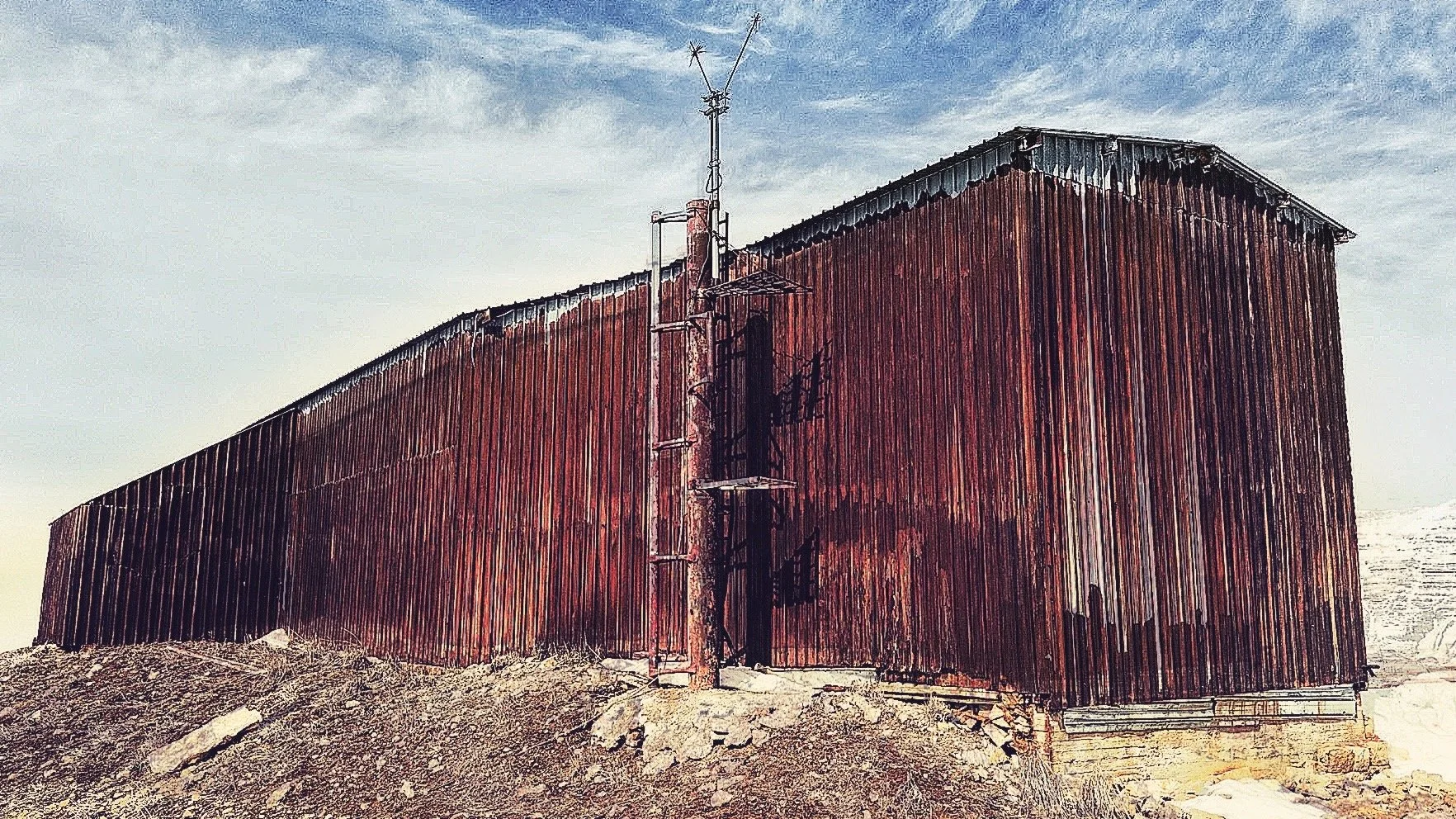 Ski lift shed , Zaarour, Lebanon