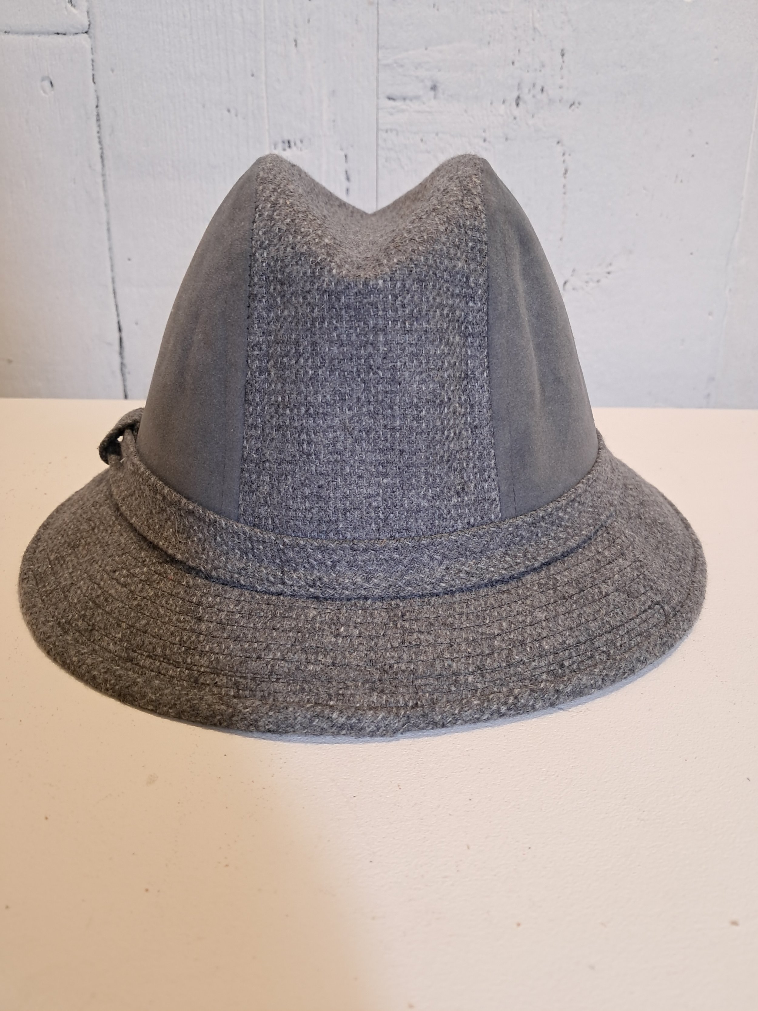 Grey Vintage Men's Fedora Hat