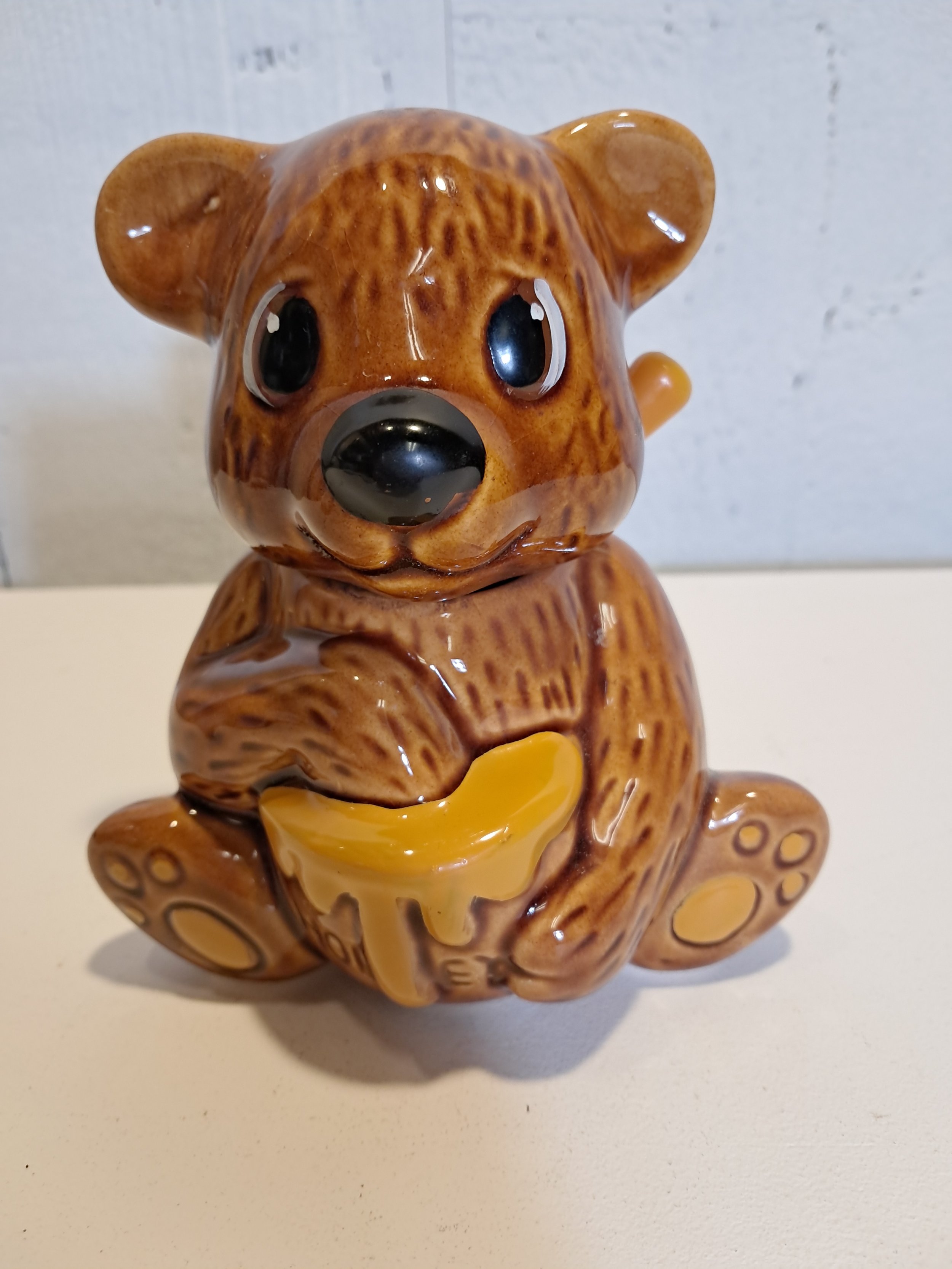 1950's Ceramic Honey Bear Jar
