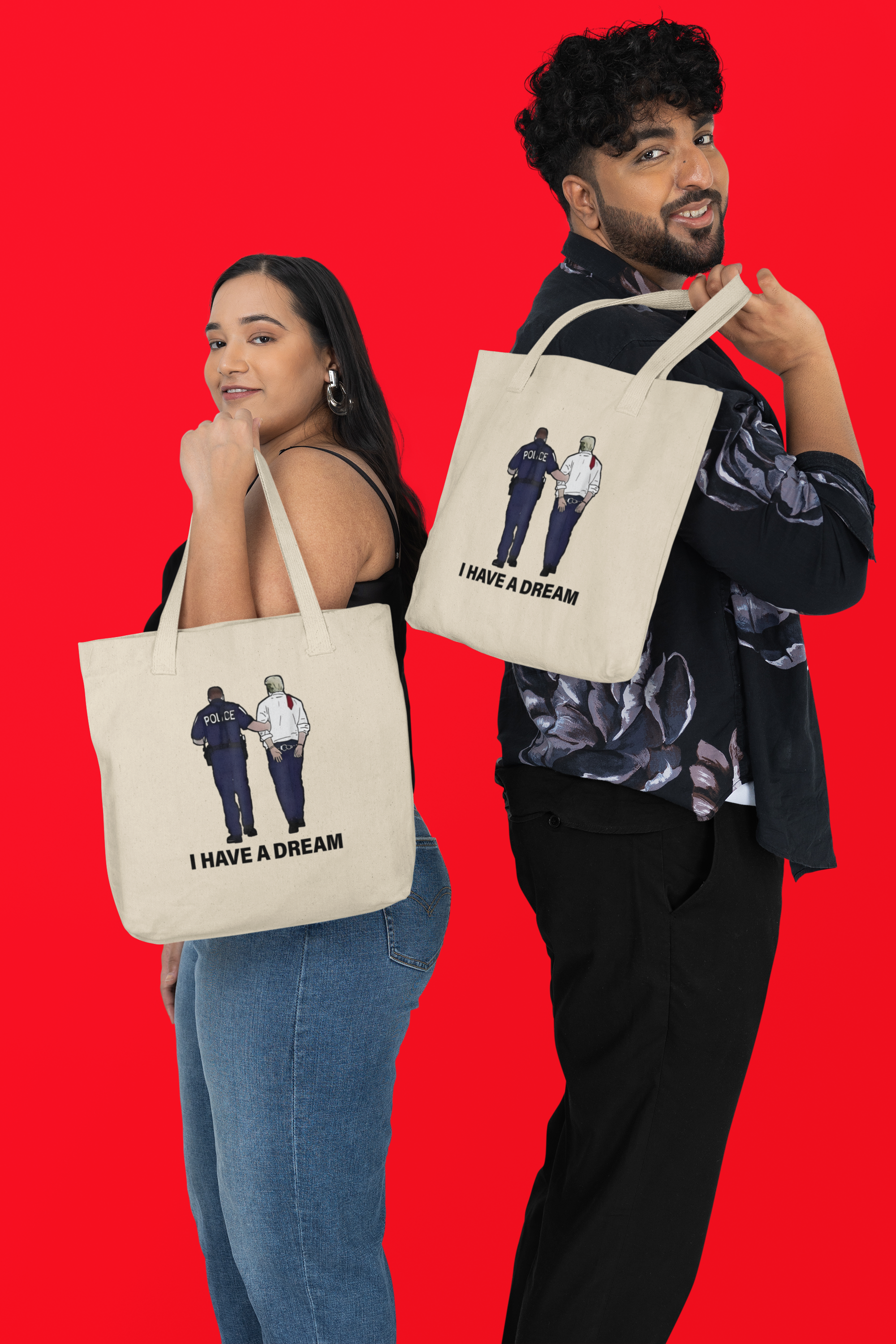 I HAVE A DREAM - LOCK HIM UP - BAG