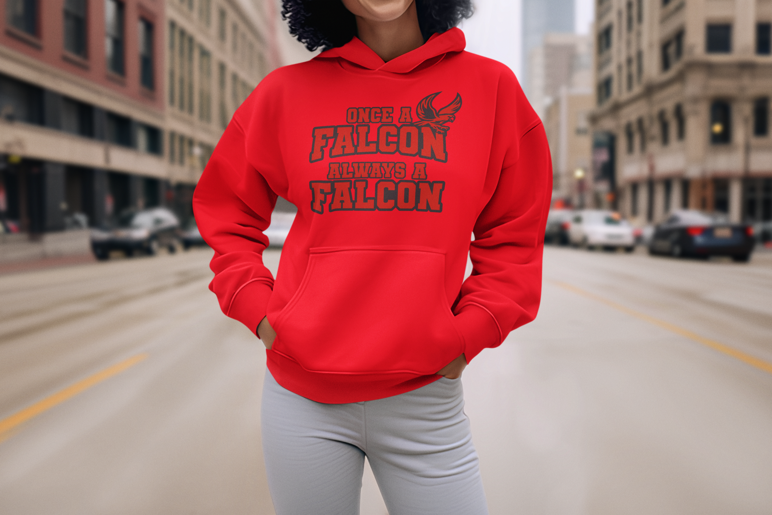 Once a Falcon on Red Hoodie.png