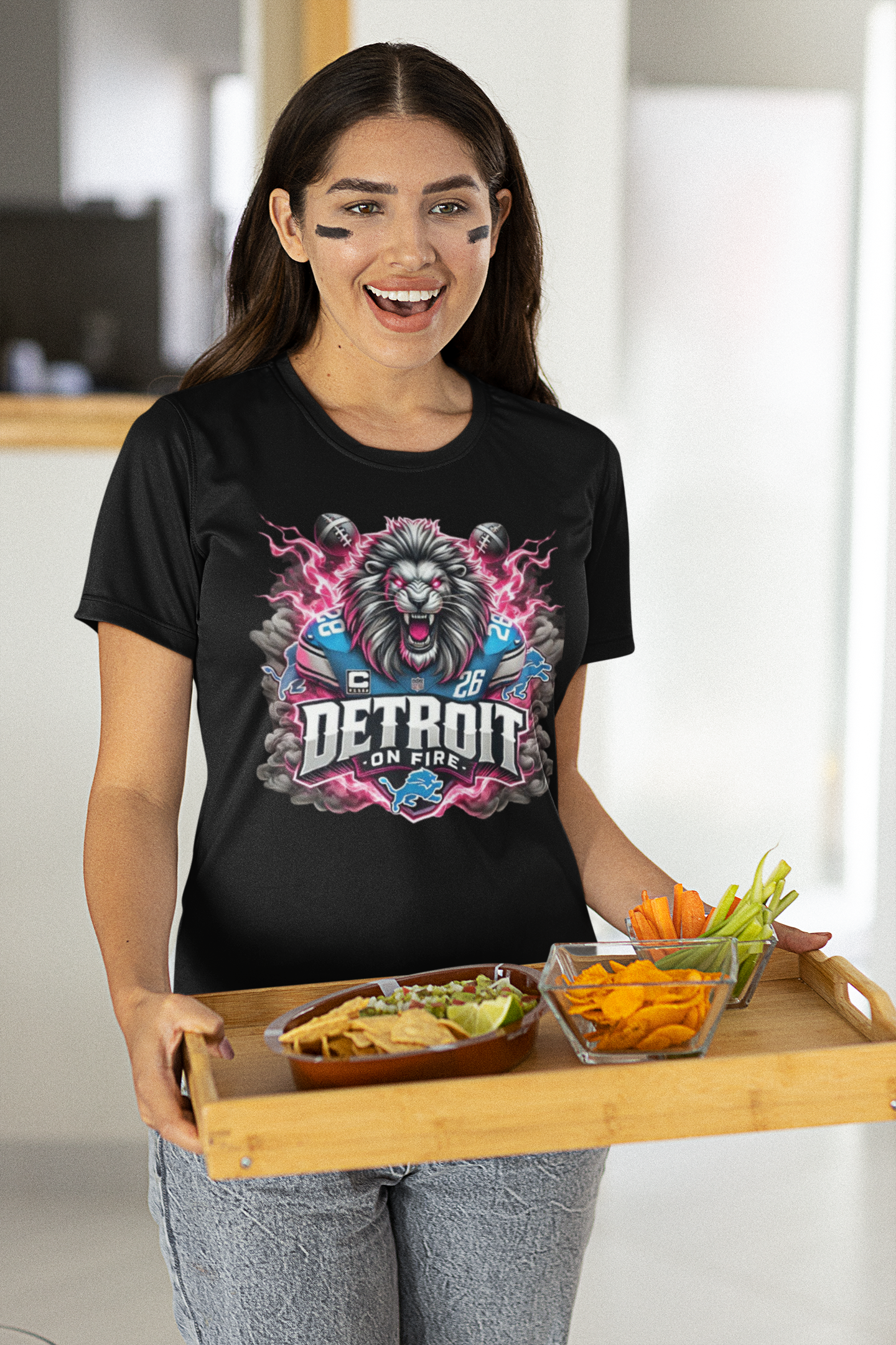Detroit on Fire Black Tee.png