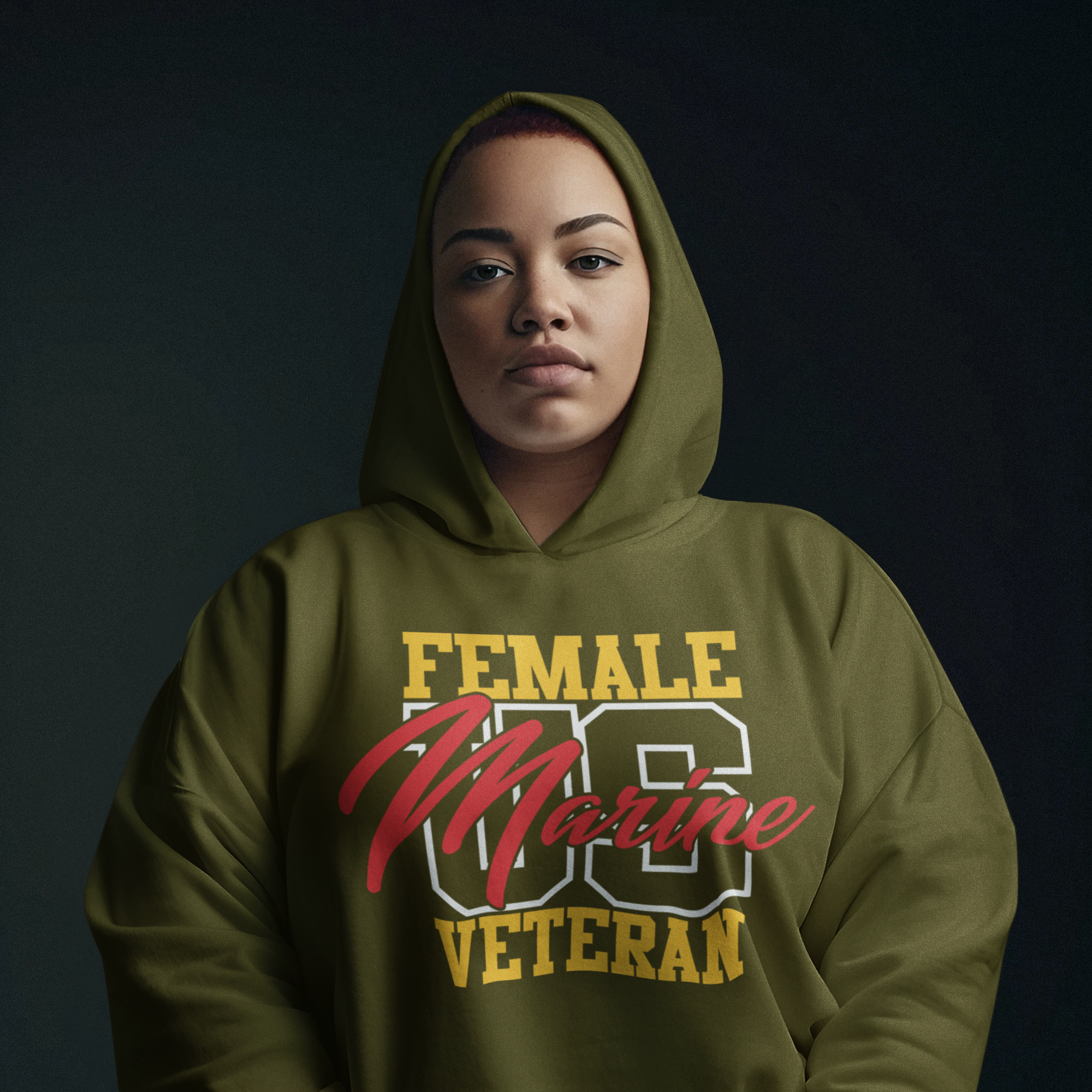 Female U S M C Vet Green.png
