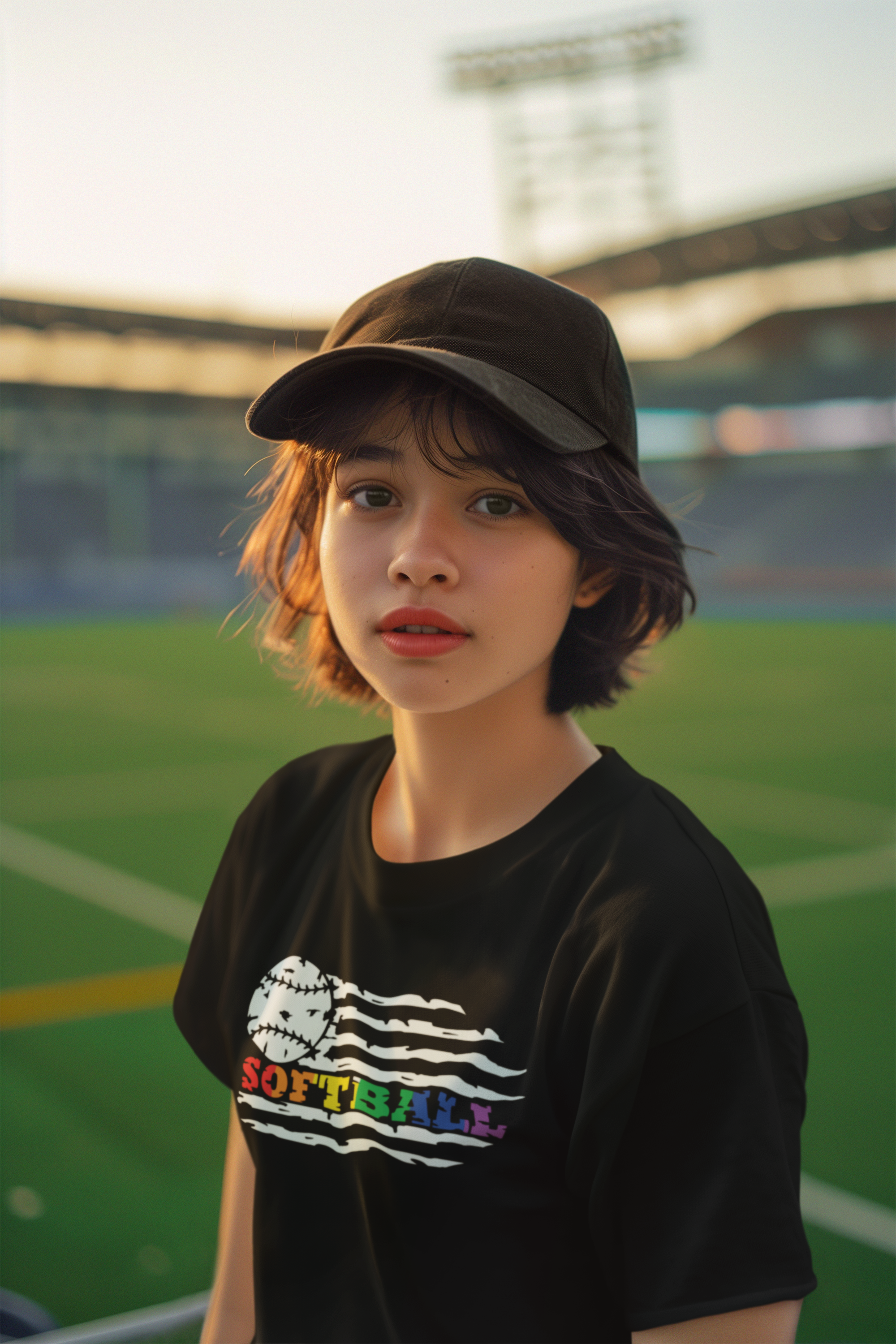 t-shirt-mockup-of-an-ai-generated-teenage-girl-in-a-baseball-stadium-m38393.png