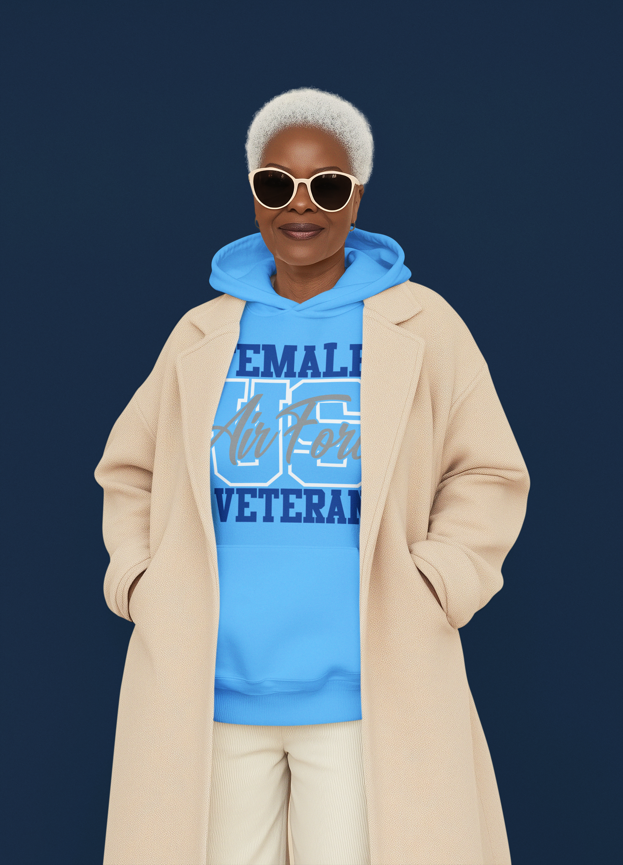 Proud Female Veterans Hoodies Only
