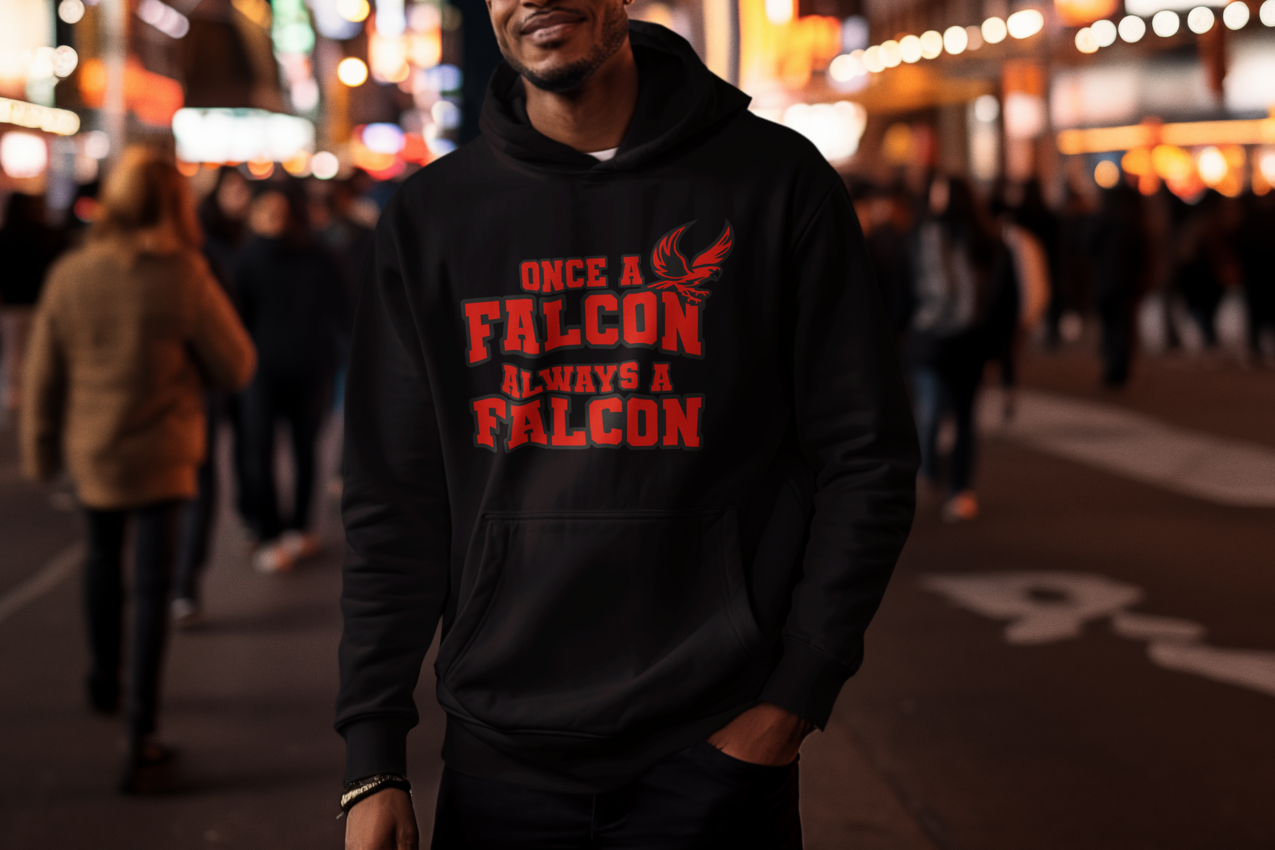 Once a Falcon on Blk Hoodie.png