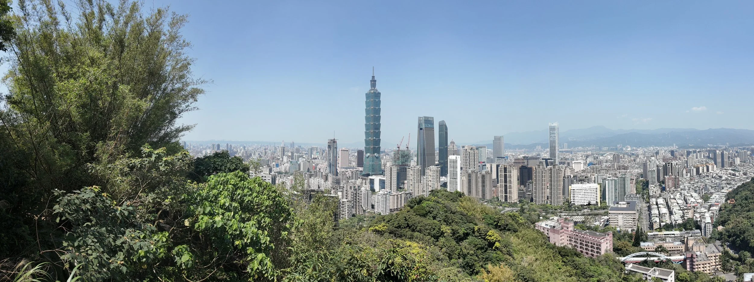 Ligne d'horizon de la capitale Taipei