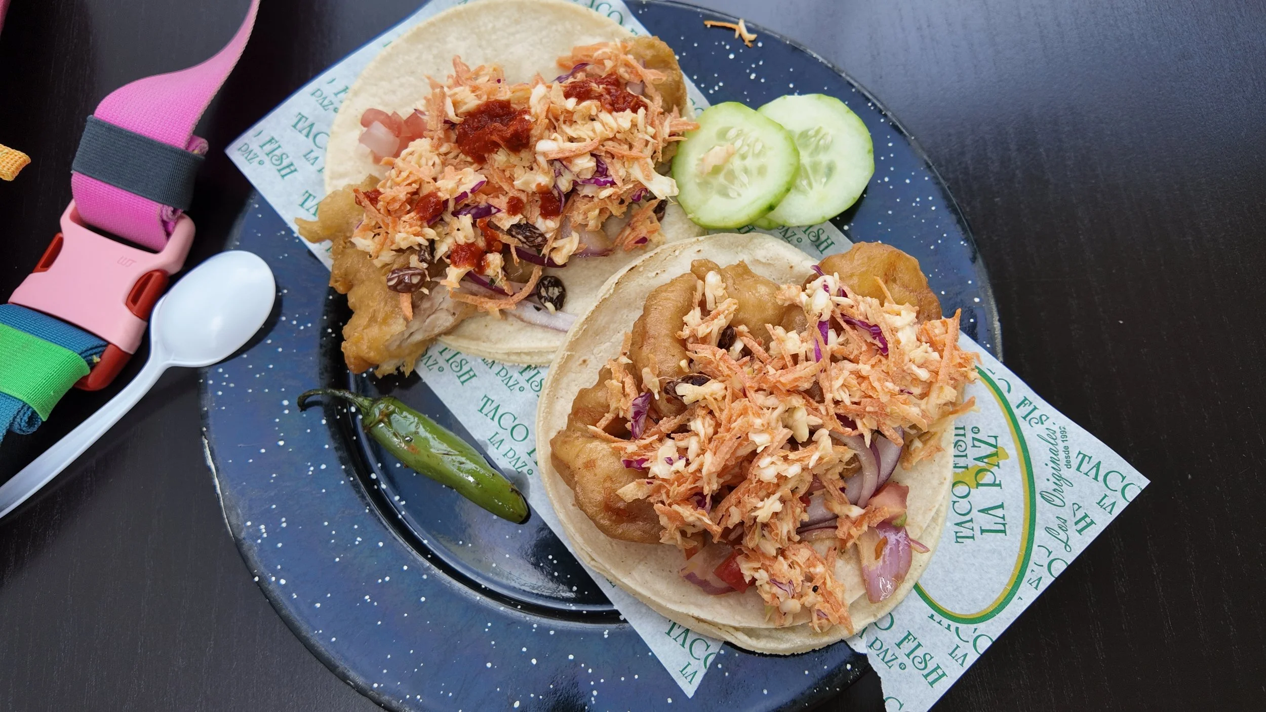 Tacos de mariscos de Taco Fish La Paz