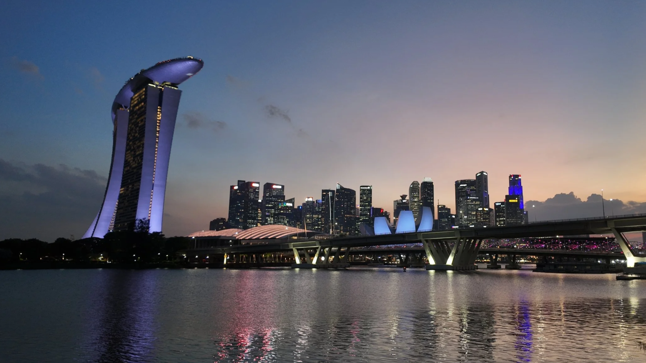 Ligne d'horizon de Singapour