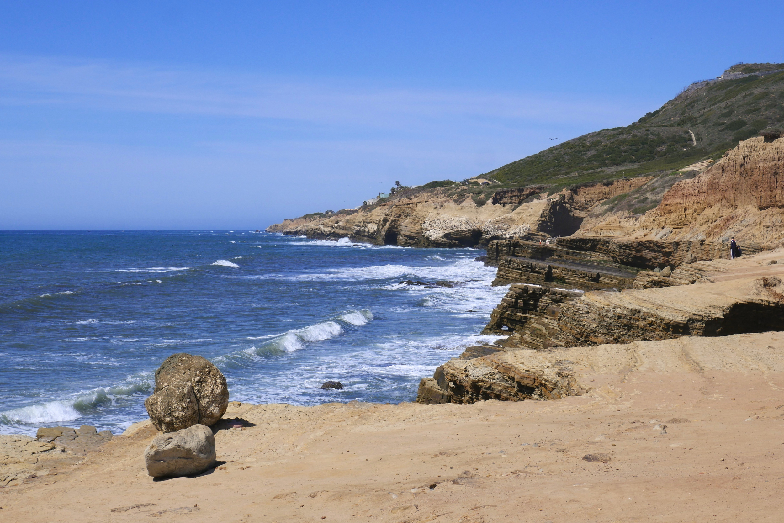 Océan Pacifique et la côte au Cabrillo National Monument