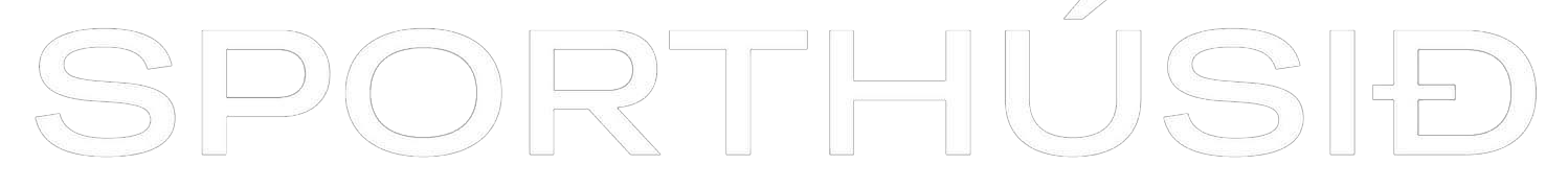 Text that reads 'SPORTHUSED' with a black background and white font.
