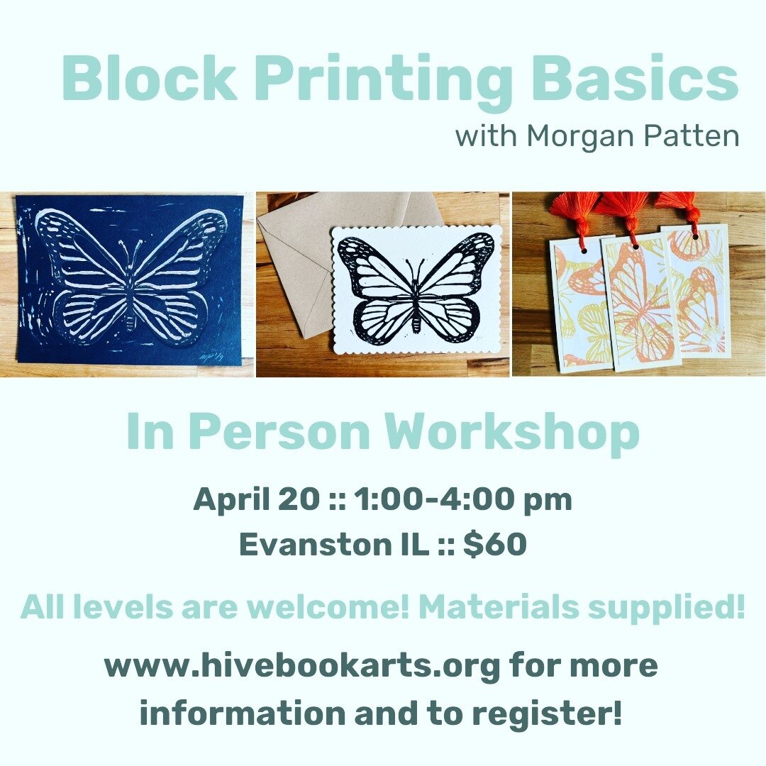 Come join us for the basics of block printing with @mogiepokes in our basement studio in Evanston IL on April 20th!

If you have design ideas that you would love to replicate, or even apply to fabric and clothing, this is the skill for you.

Linocut 