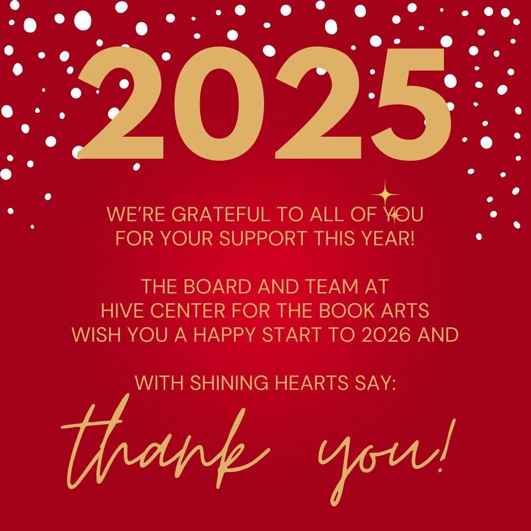 Dear Hive friends,

Cheers to all of you, dear friends, and very best wishes for a wonderfully happy, healthy, joyful, and bookish 2026! 

We are DELIGHTED to announce that thanks to those of you who have donated so far, we raised 91% of our year end